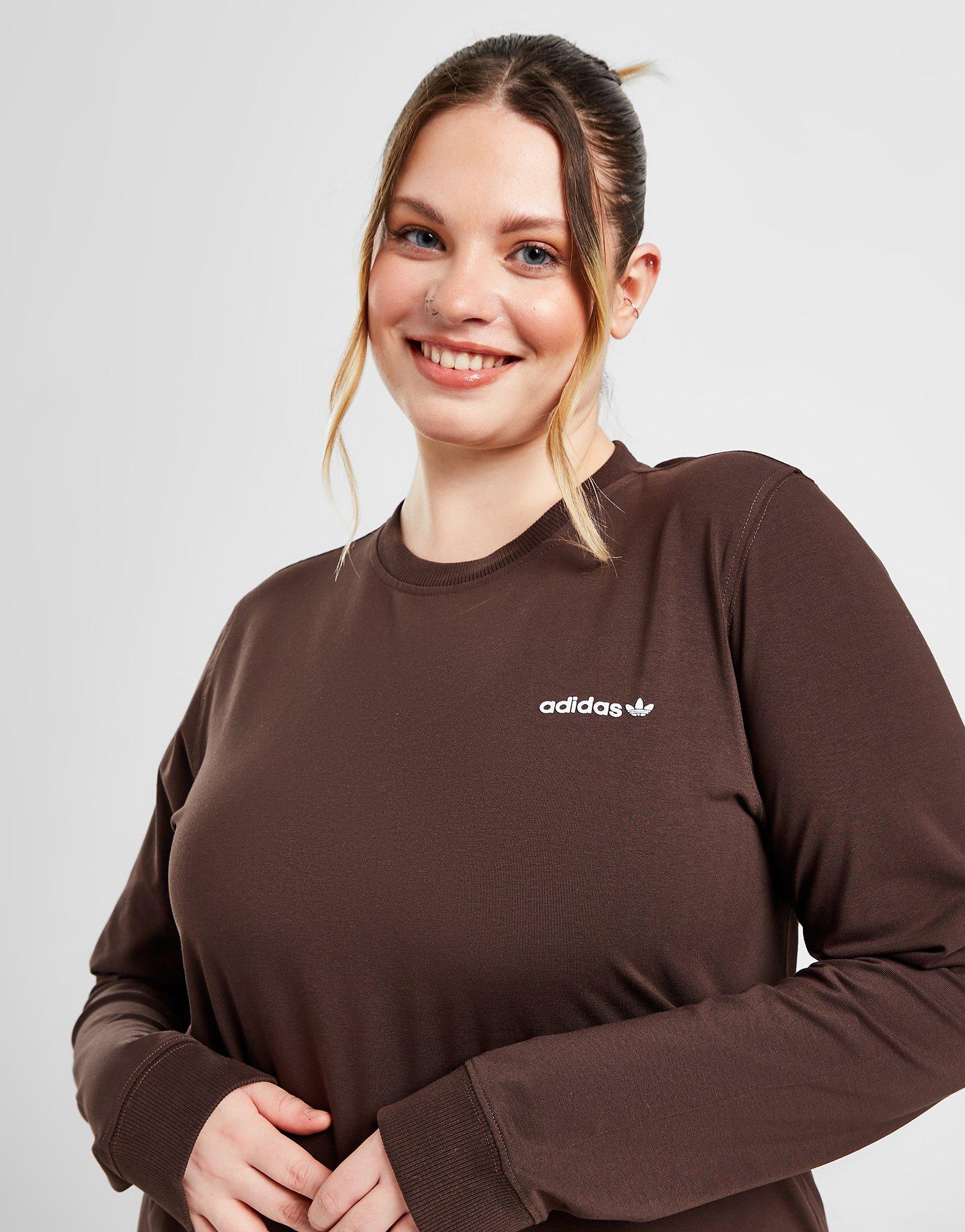 adidas Originals Embroidered Linear Langarmshirt Damen