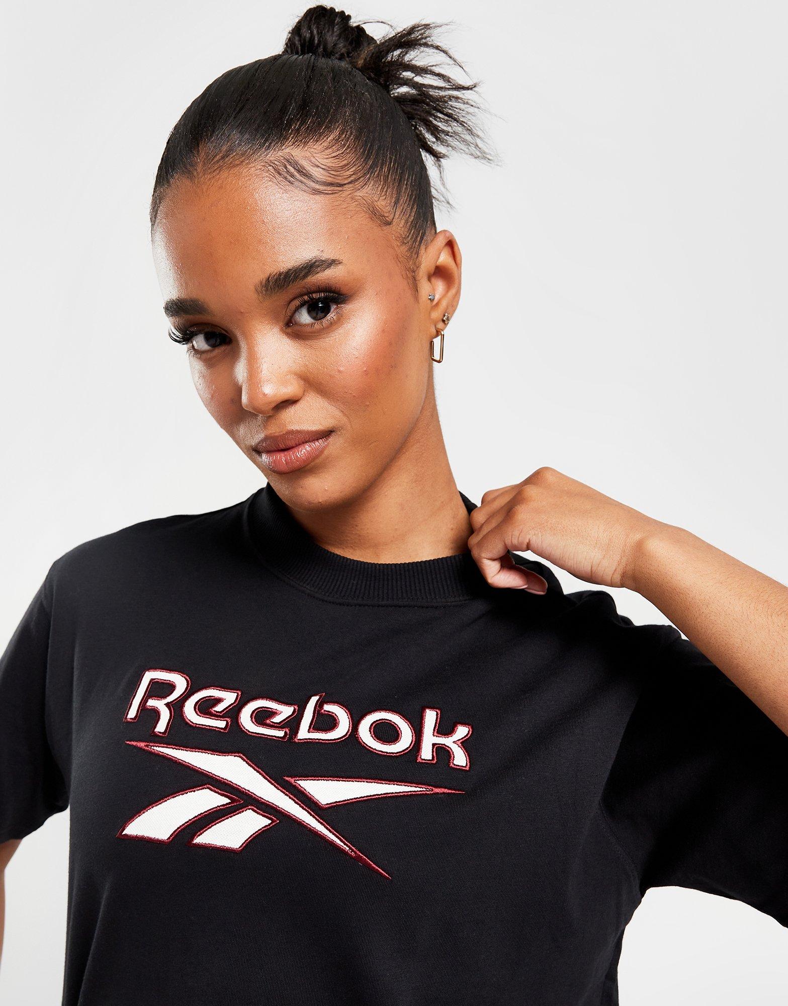 Reebok reebok classics big logo cropped t-shirt