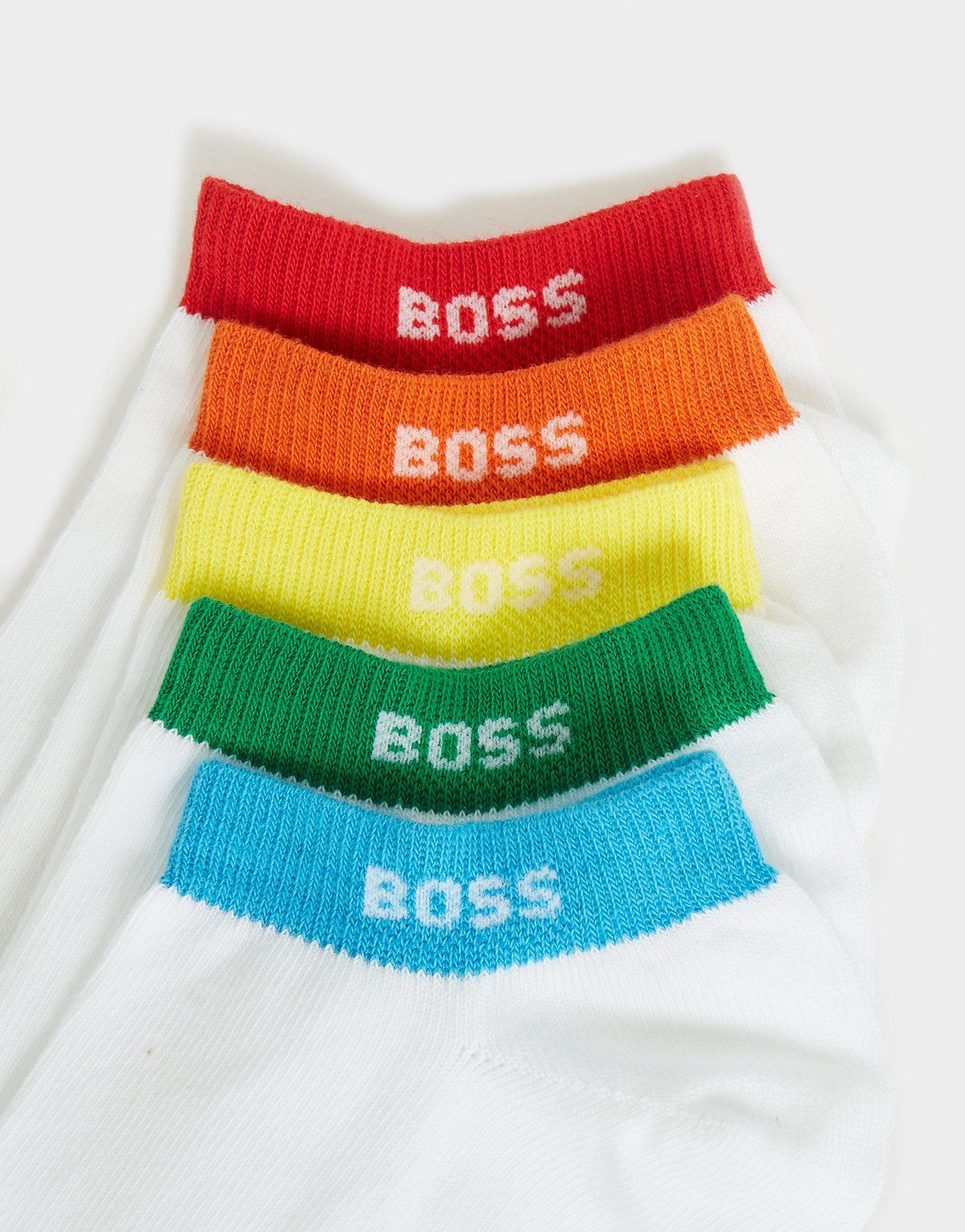 BOSS 5 Pack Ankle Socken Herren