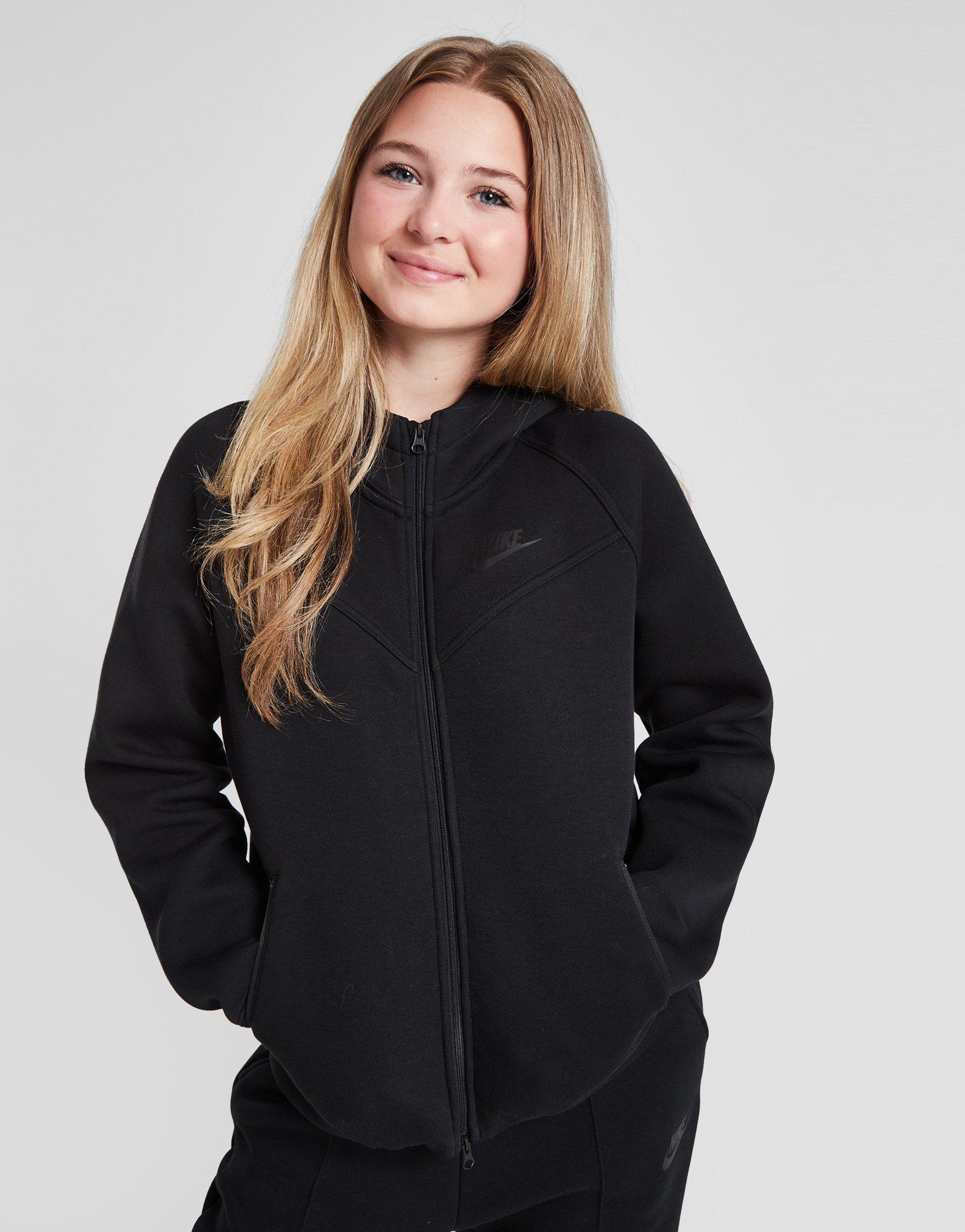 Nike Girls\' Tech Fleece Full Zip Hoodie Junior