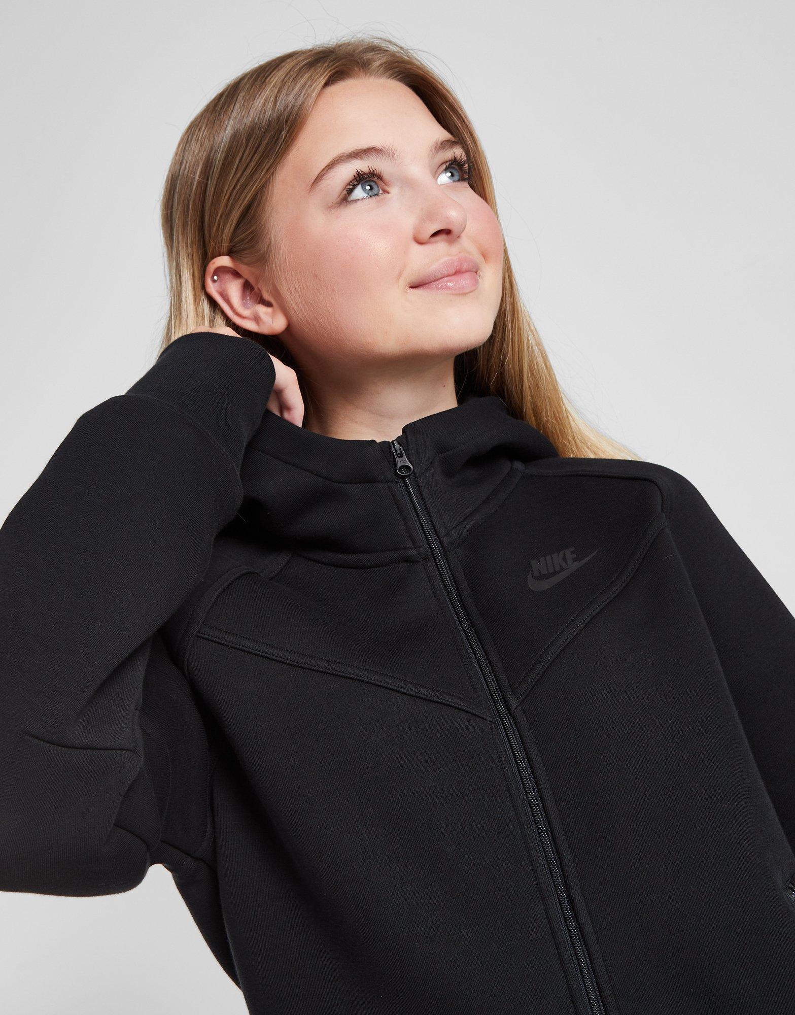 Nike Girls\' Tech Fleece Full Zip Hoodie Junior