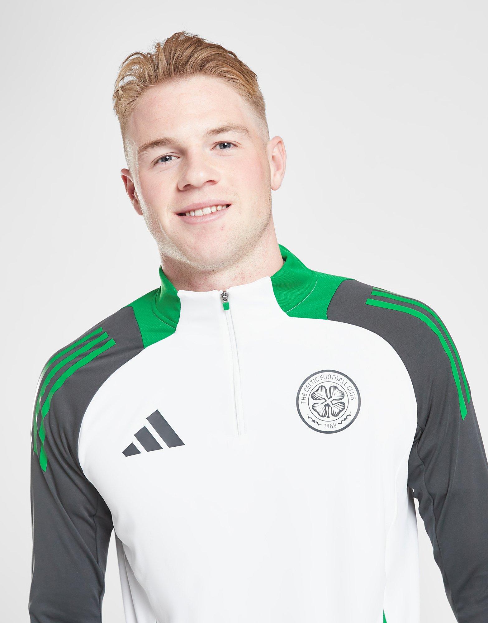 adidas Celtic Trainingsoberteil mit Viertelreißverschluss