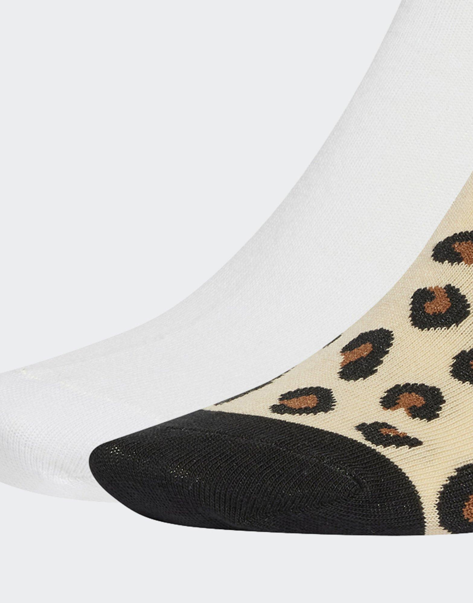 adidas Leopard Crew Socken, 2 Paar Leopard Print