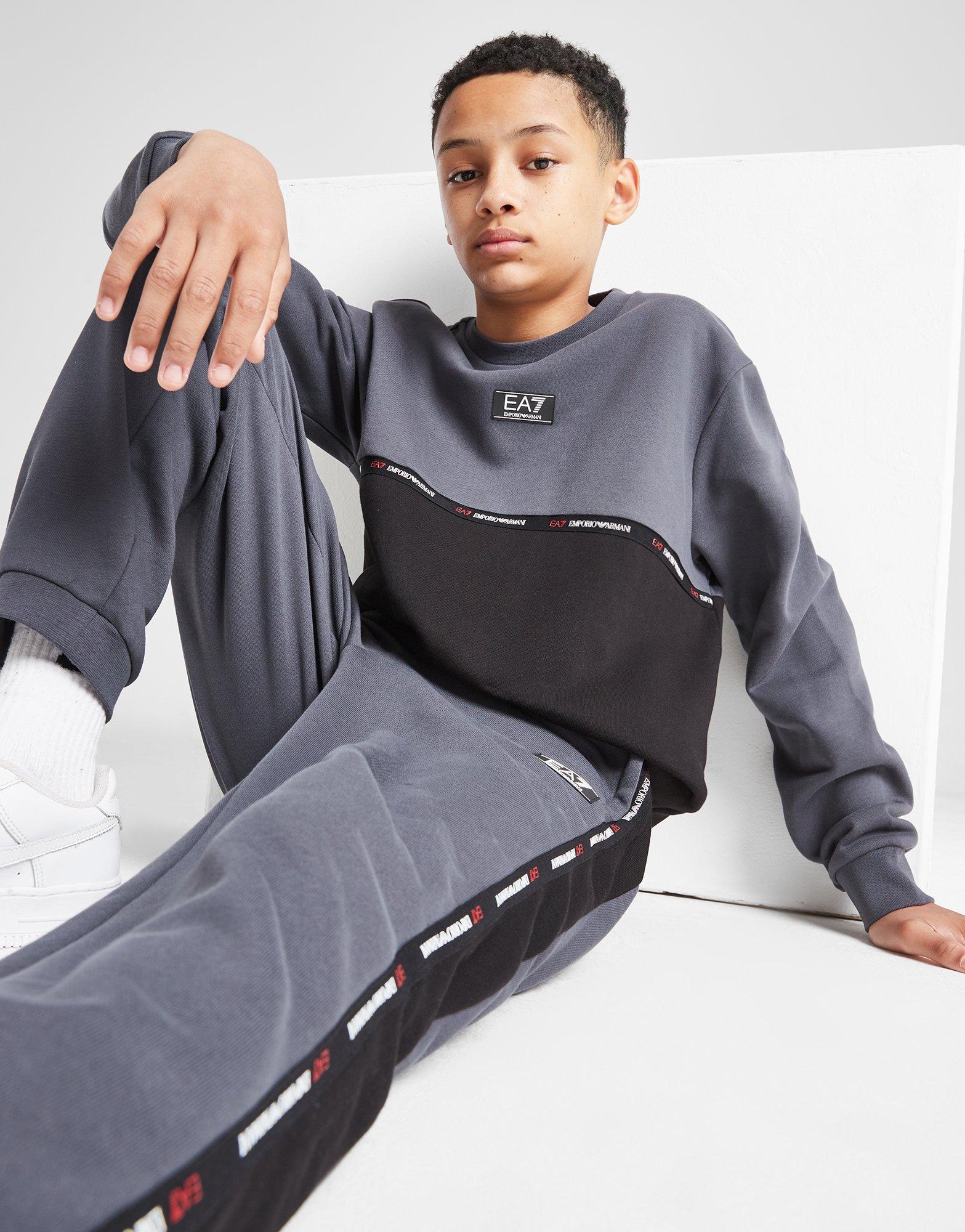 EA7 Emporio Armani Tape Crew Sweatshirt Kinder