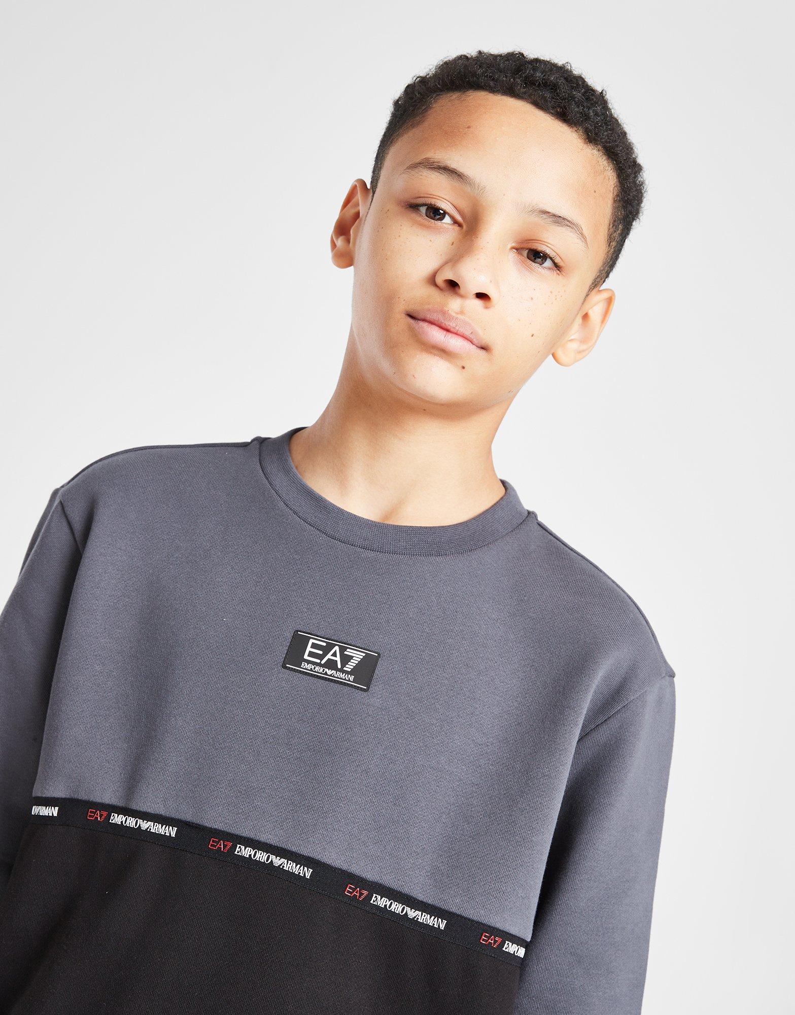 EA7 Emporio Armani Tape Crew Sweatshirt Kinder