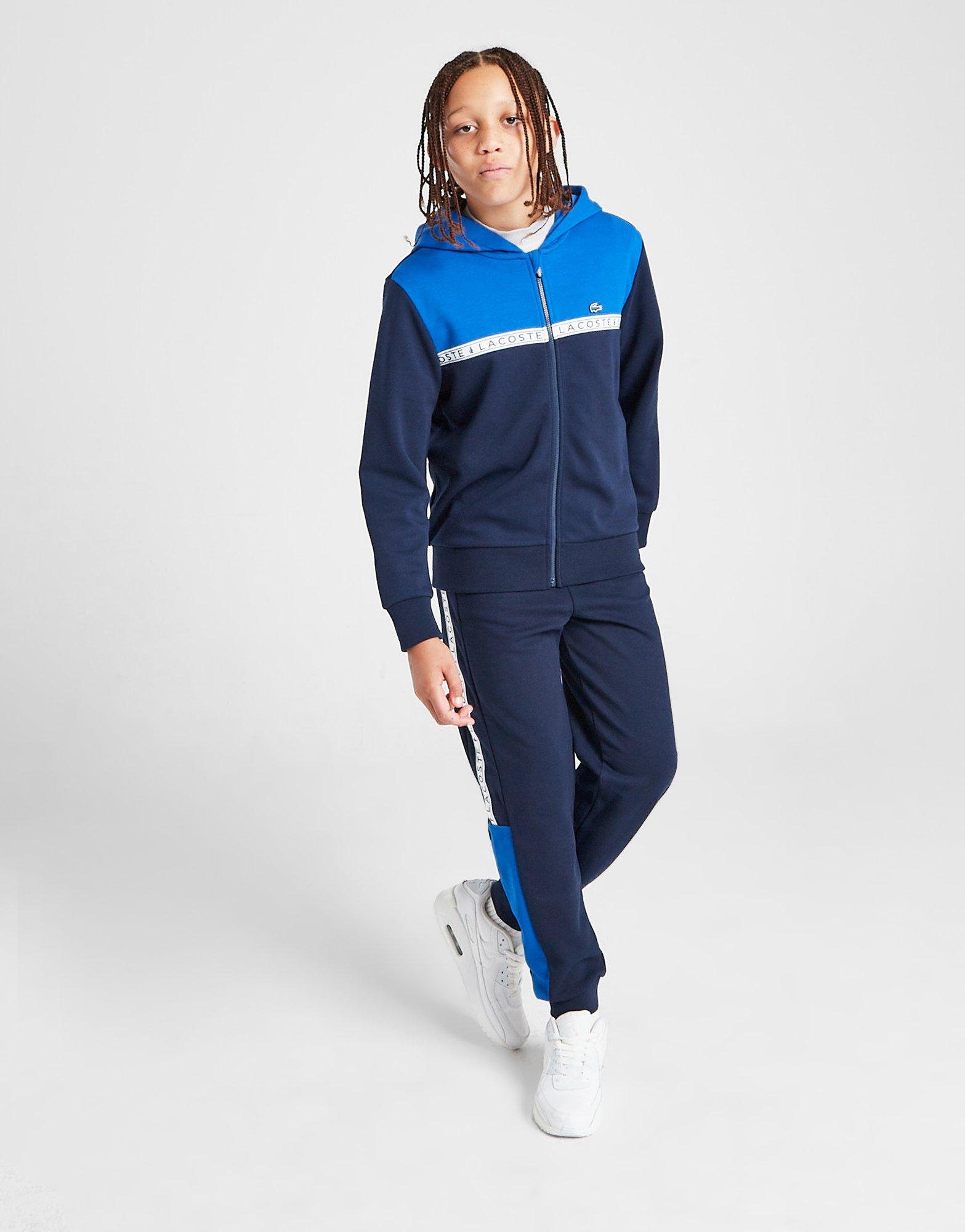 Lacoste Tape Zip Hoodie Kinder