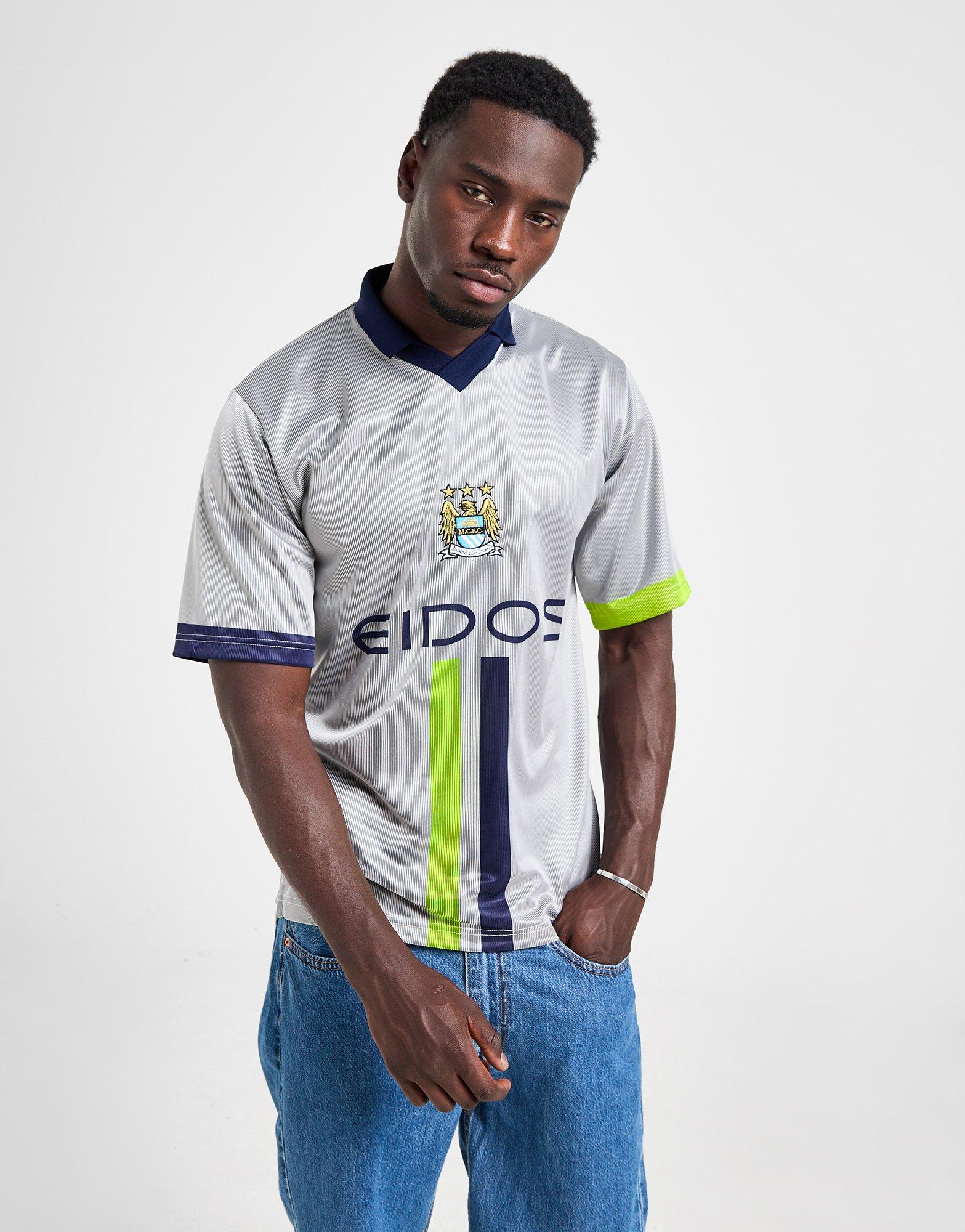 Score Draw Manchester City FC \'00 Retro Auswärts Shirt