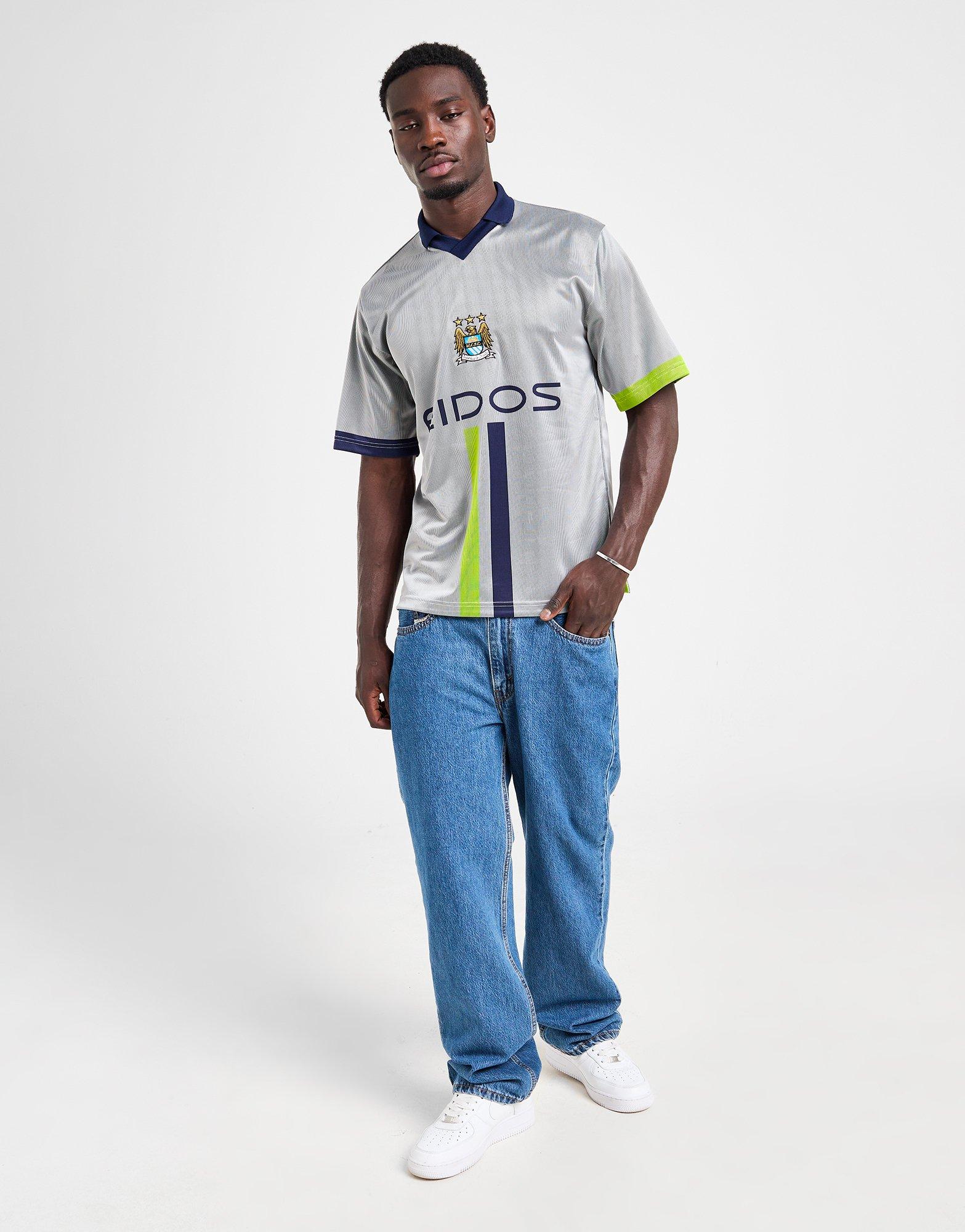 Score Draw Manchester City FC \'00 Retro Auswärts Shirt
