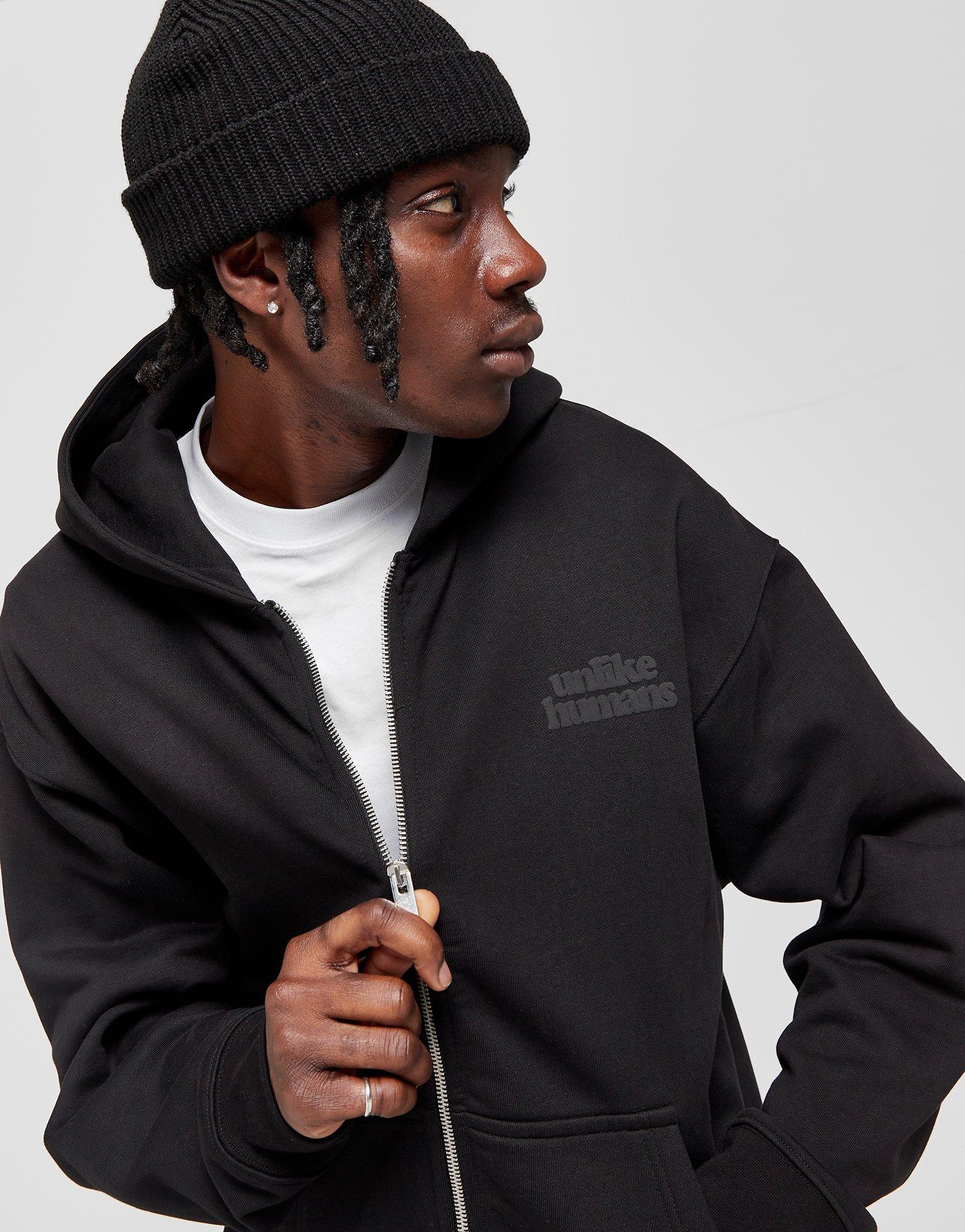 Unlike Humans Bubble Zip Through Hoodie