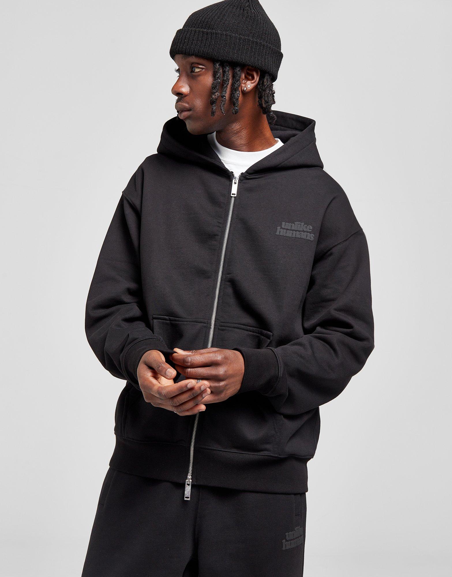 Unlike Humans Bubble Zip Through Hoodie