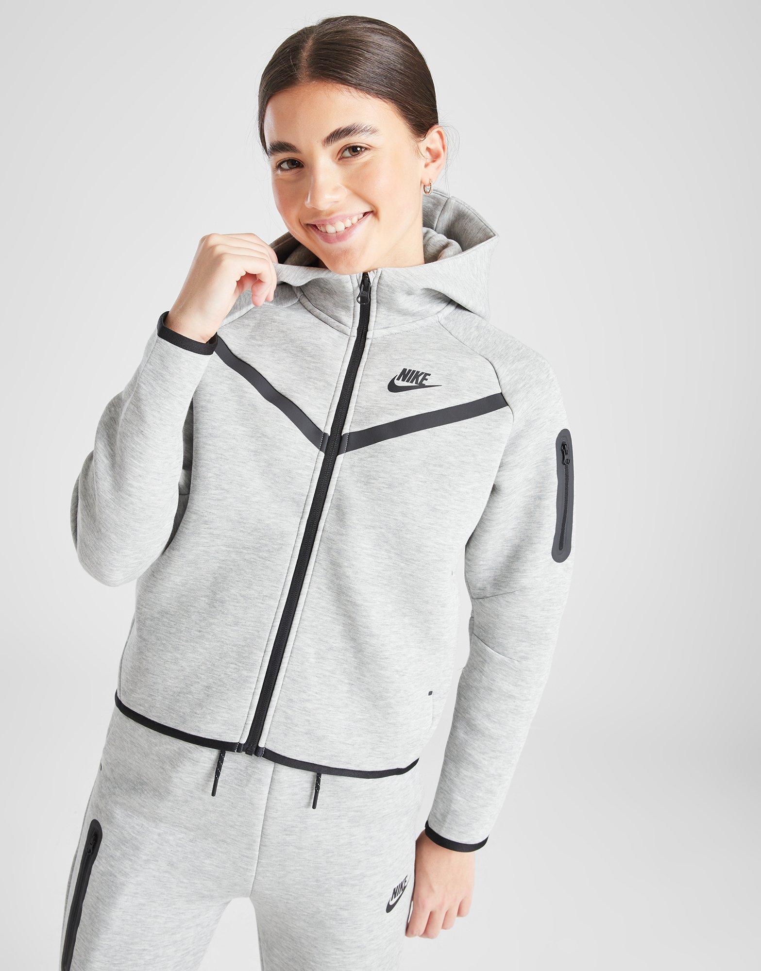 Nike Girls\' Tech Fleece Full Zip Hoodie Junior