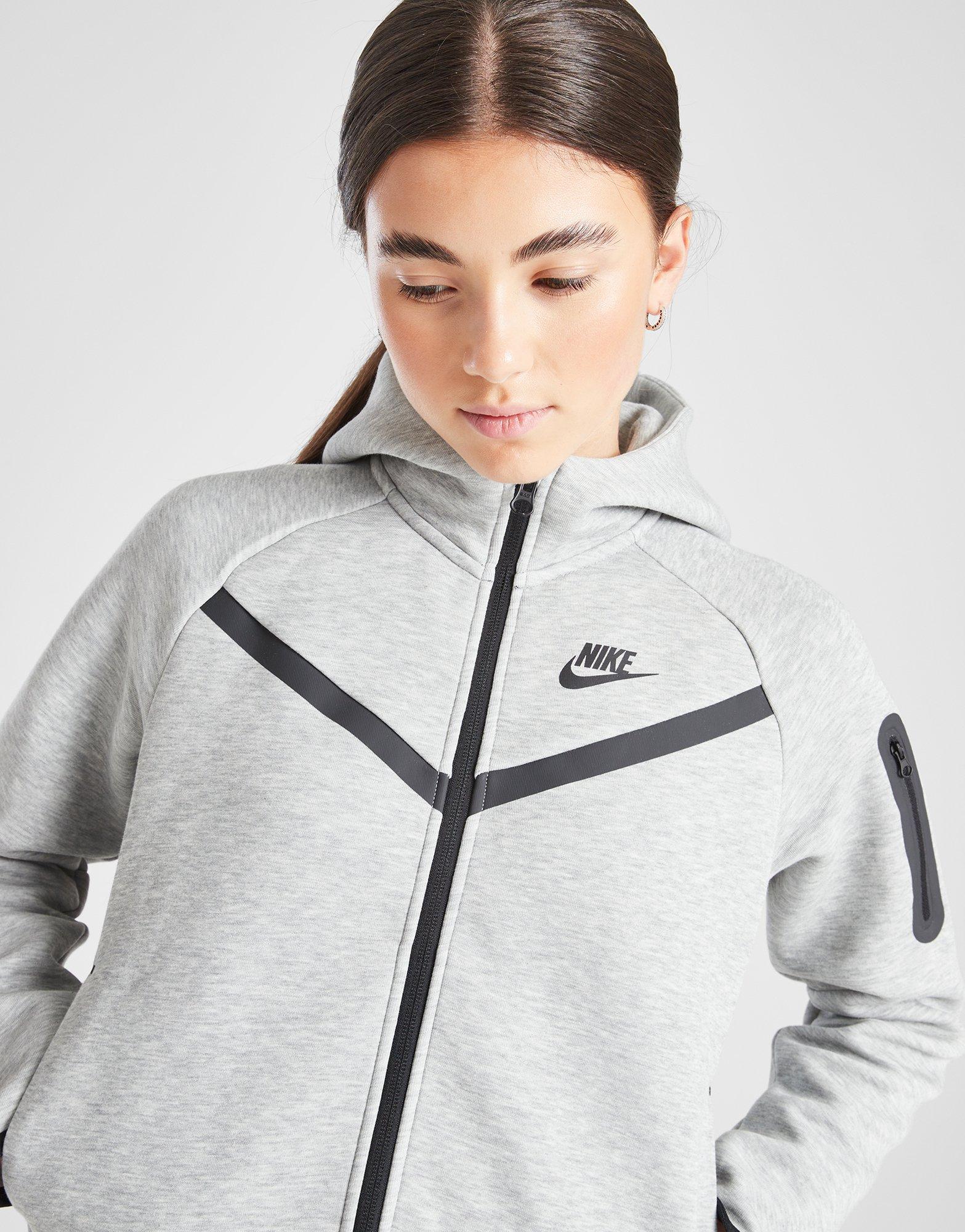 Nike Girls\' Tech Fleece Full Zip Hoodie Junior