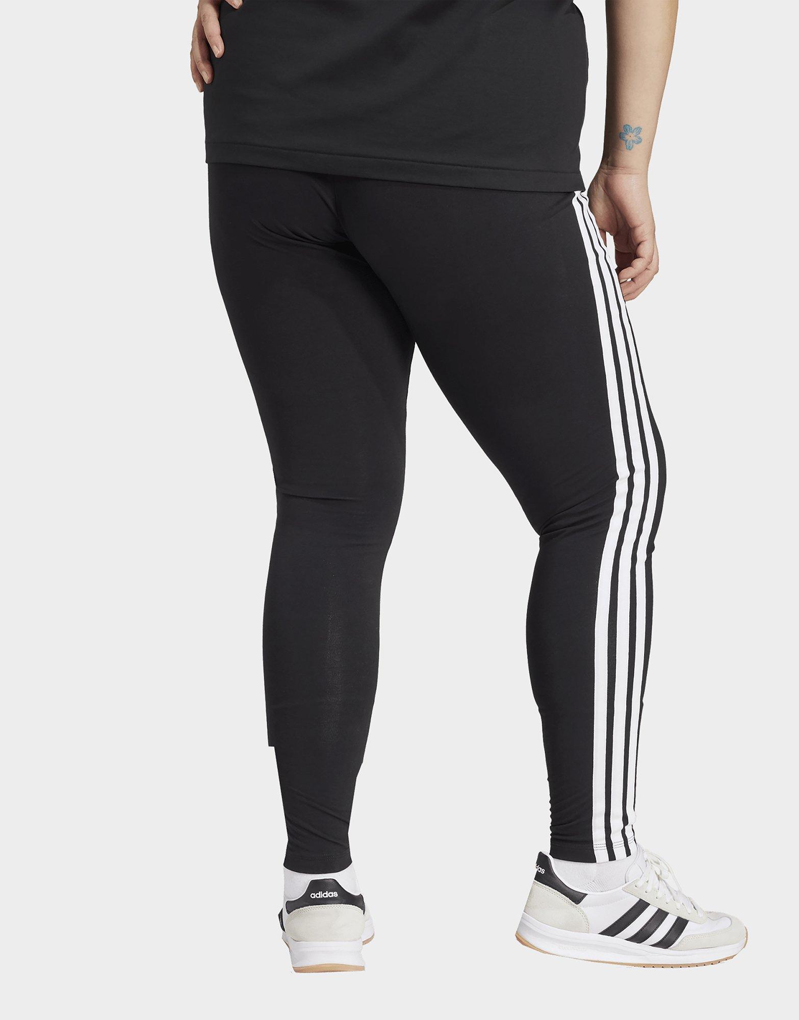 adidas Essentials 3-Streifen Cotton Leggings – Große Größen