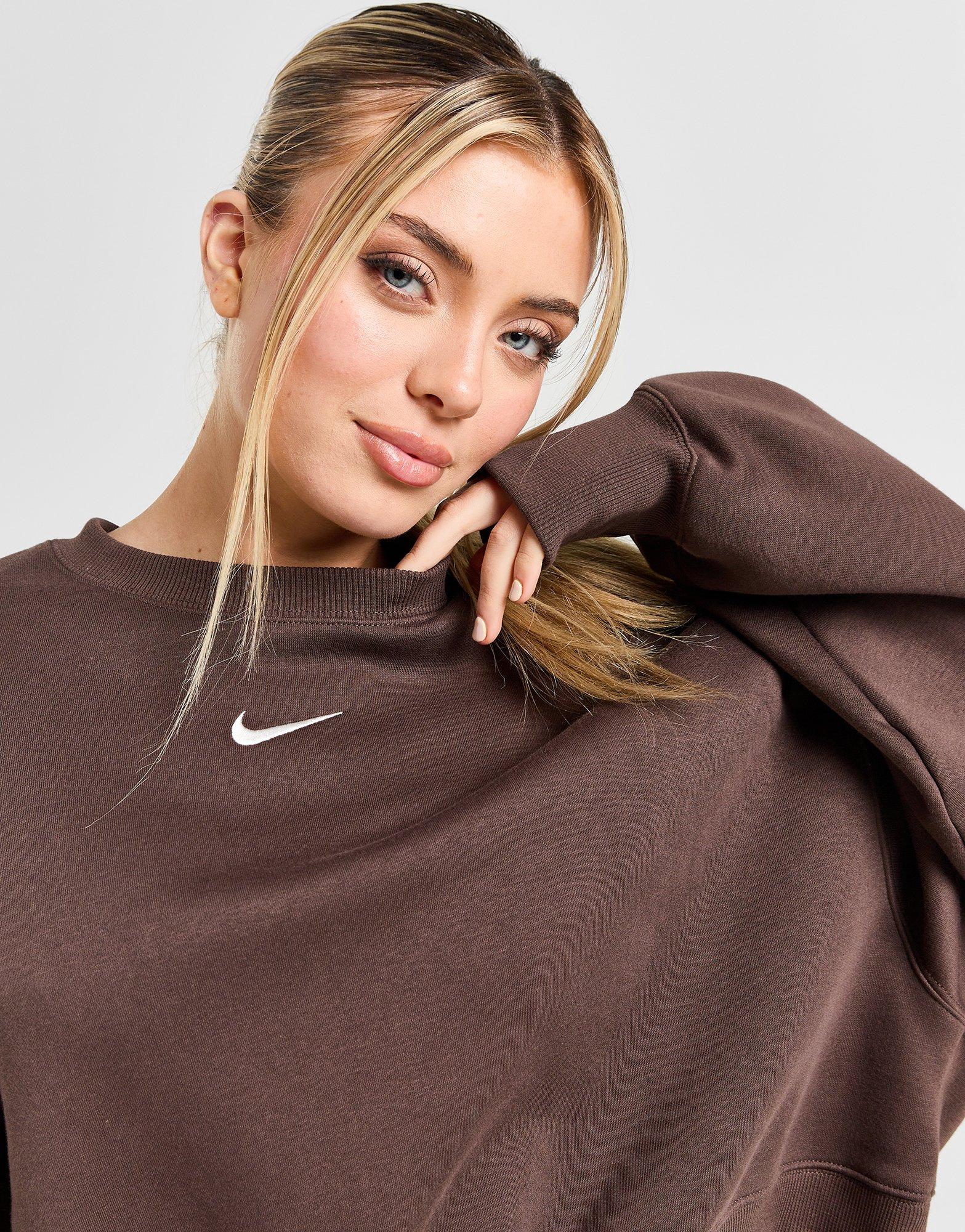 Nike Phoenix Oversized Crop Crew Sweatshirt