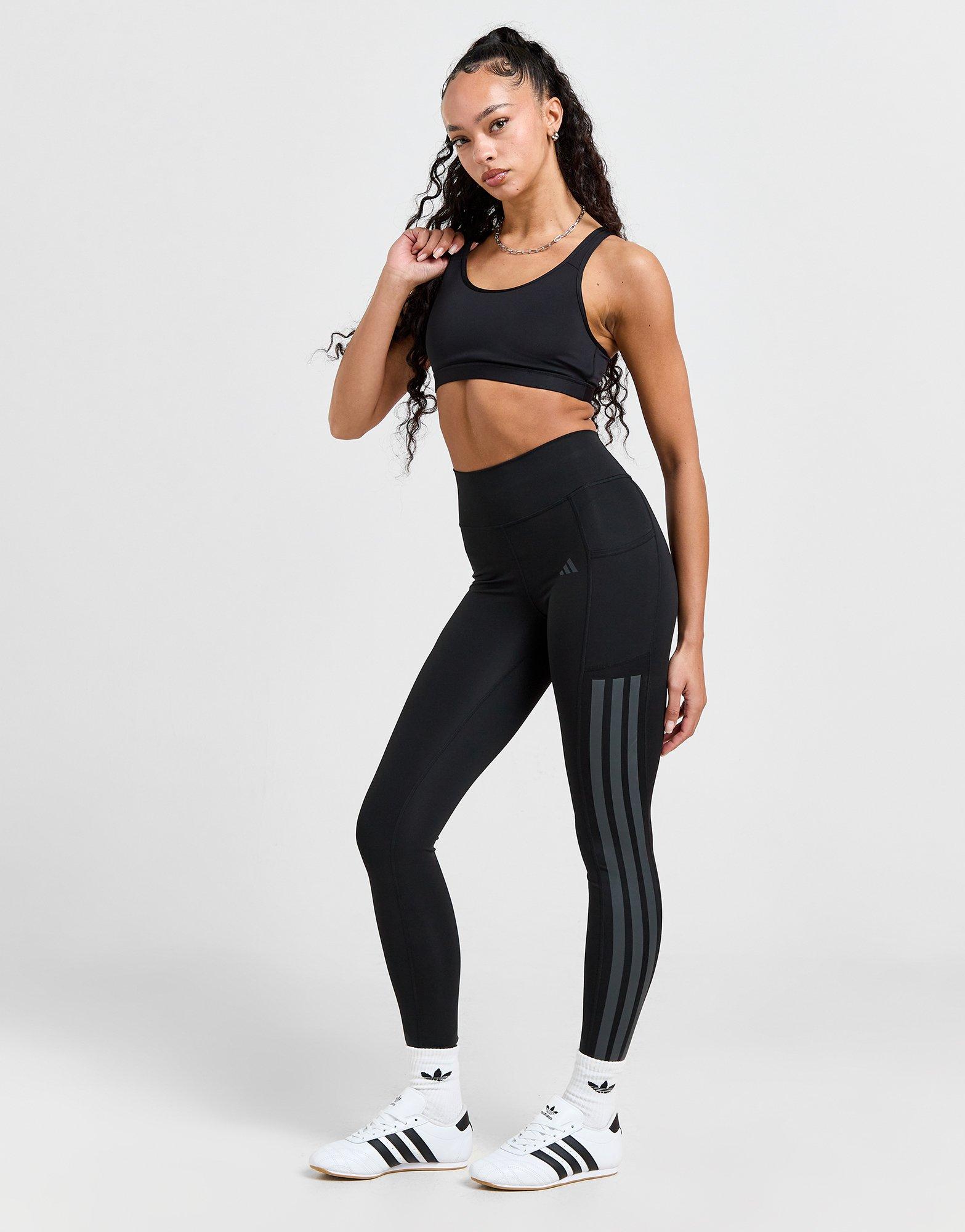 adidas Optime 3-Streifen Full-Length Leggings