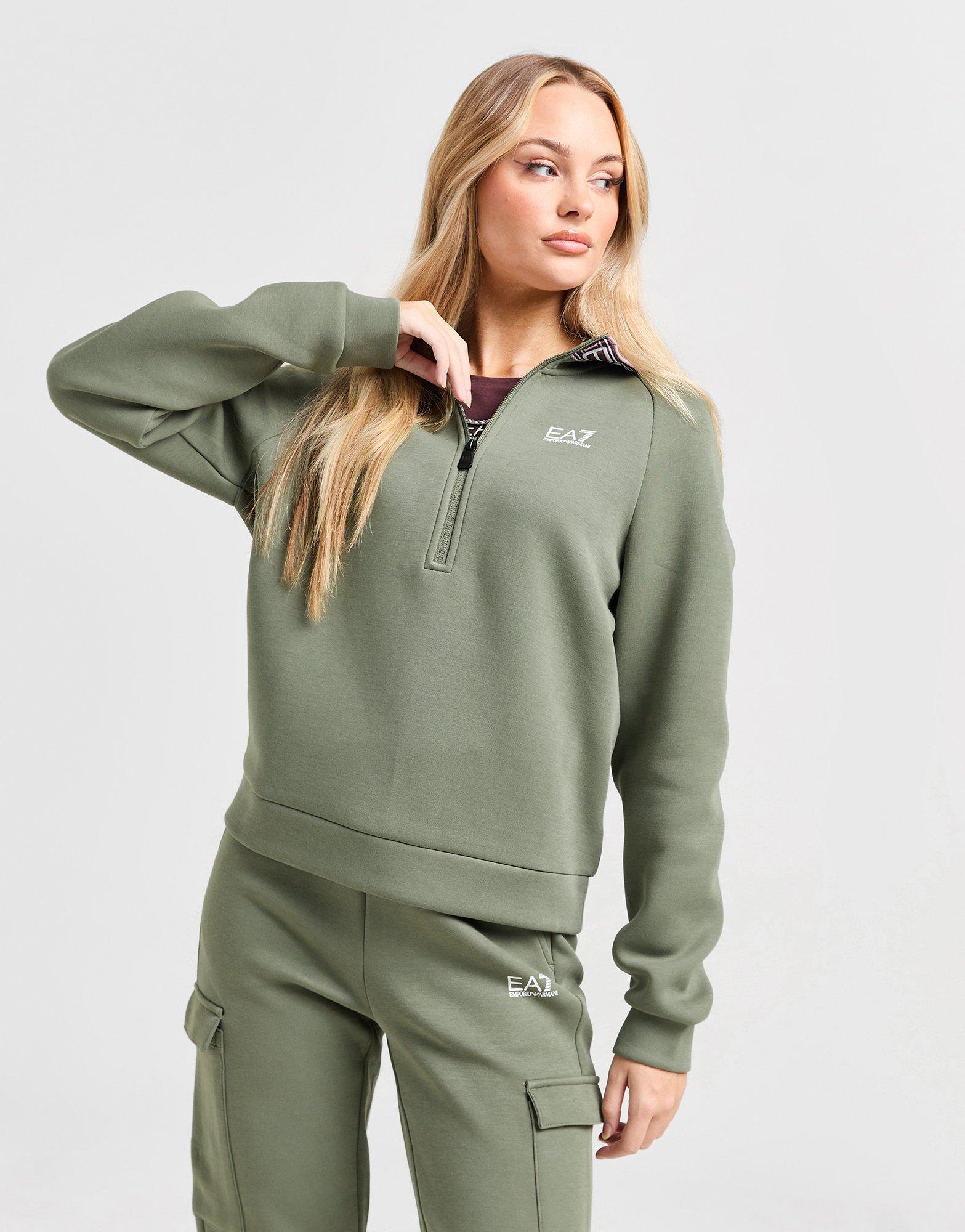 EA7 Emporio Armani Ventus Tape 1/2 Zip Hoodie