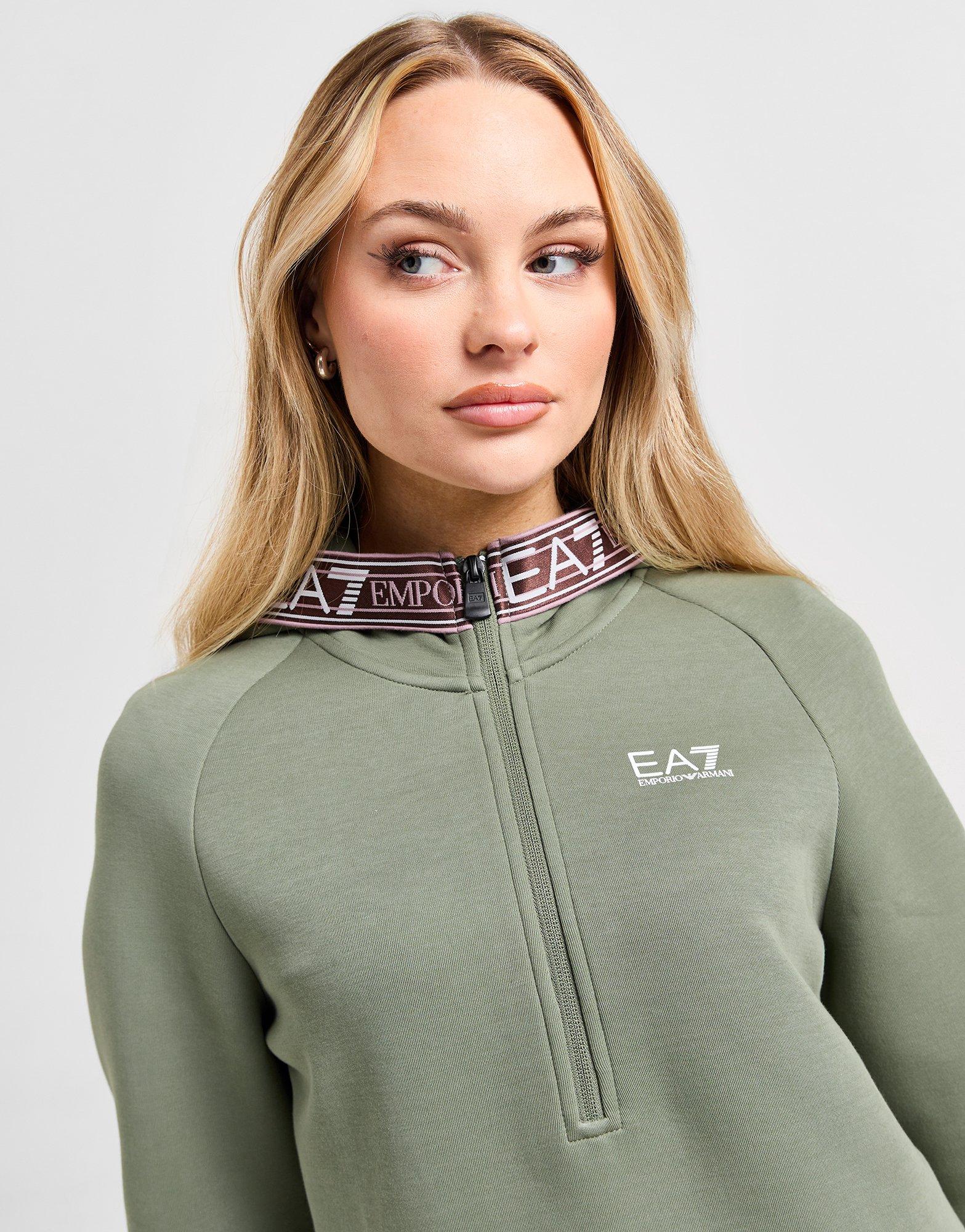EA7 Emporio Armani Ventus Tape 1/2 Zip Hoodie