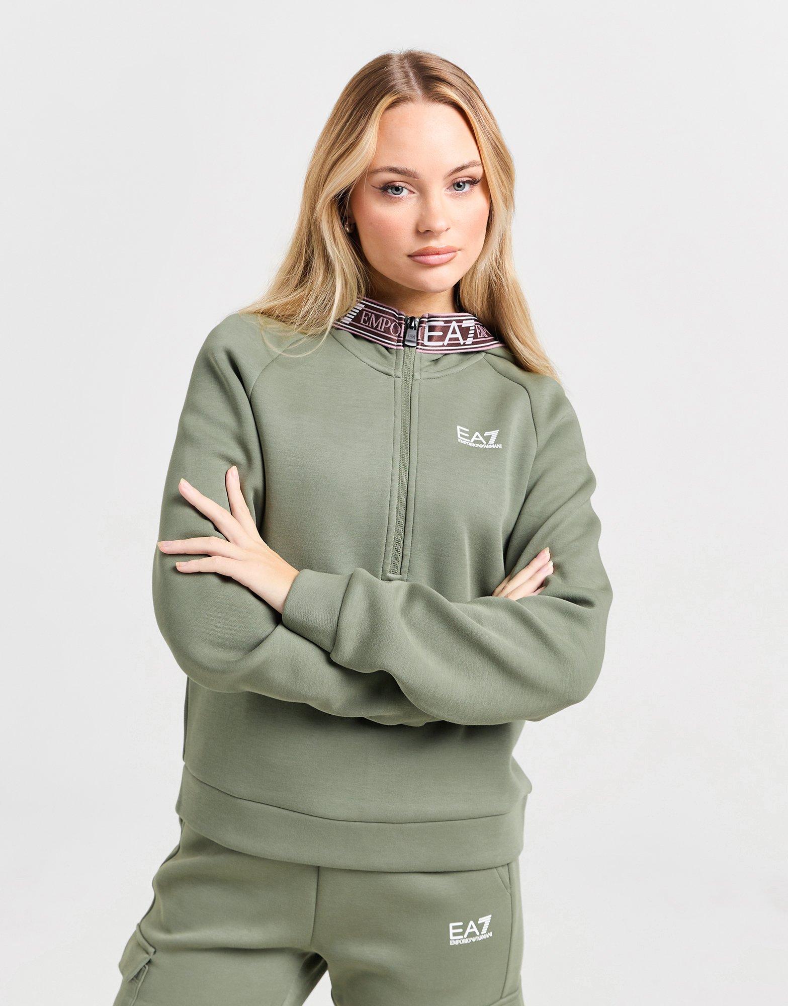 EA7 Emporio Armani Ventus Tape 1/2 Zip Hoodie
