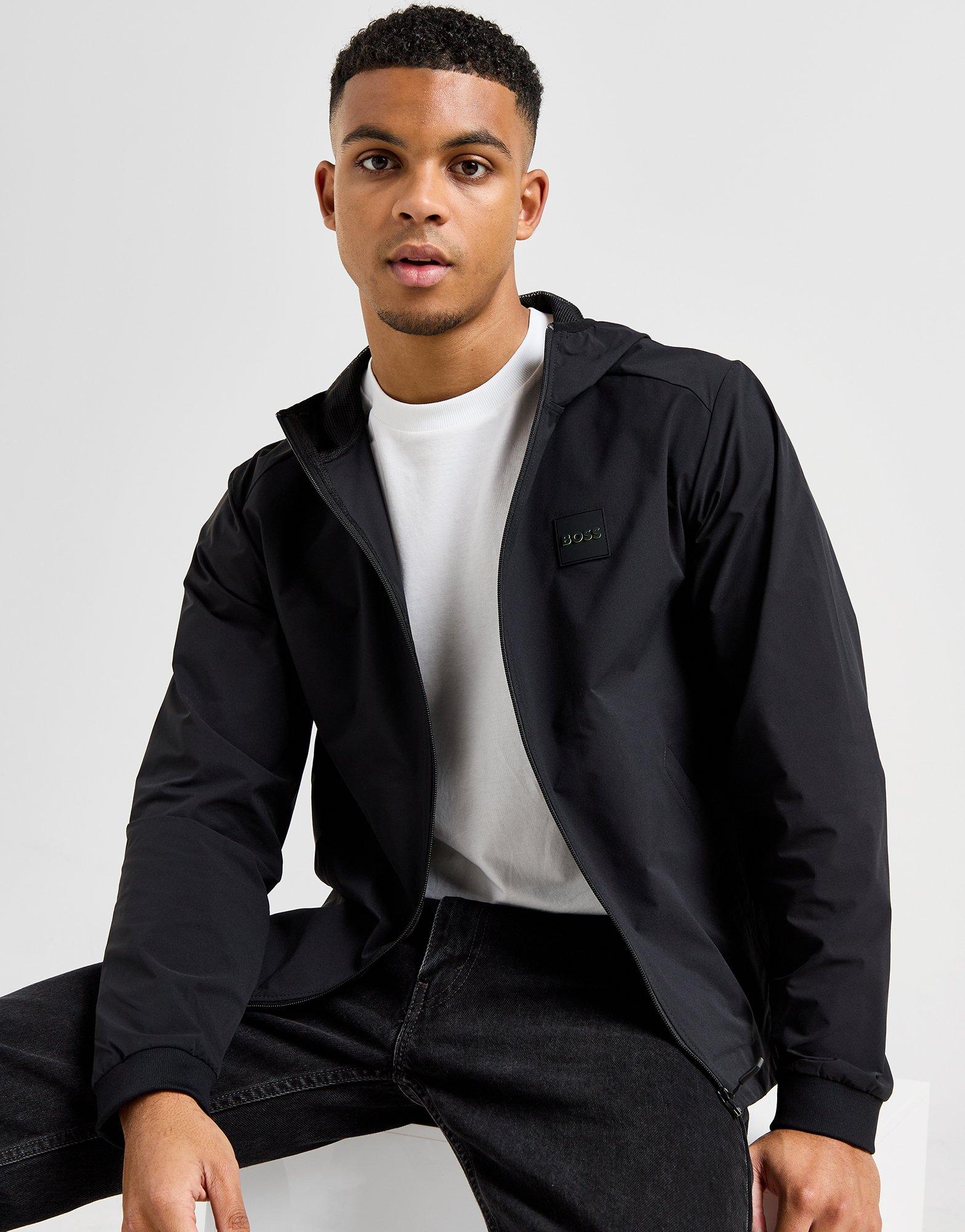 BOSS Woven Full Zip Hoodie