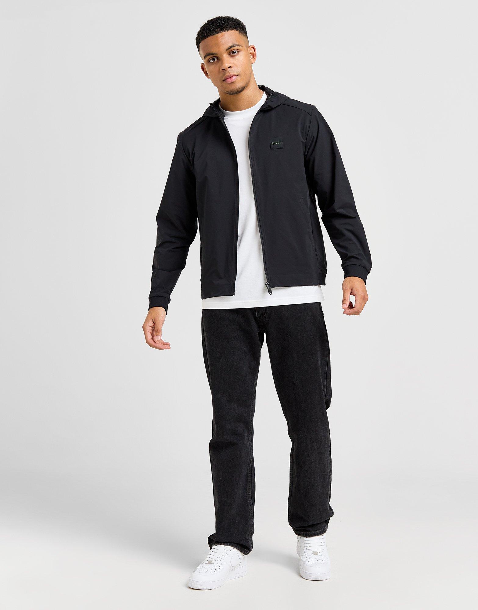 BOSS Woven Full Zip Hoodie