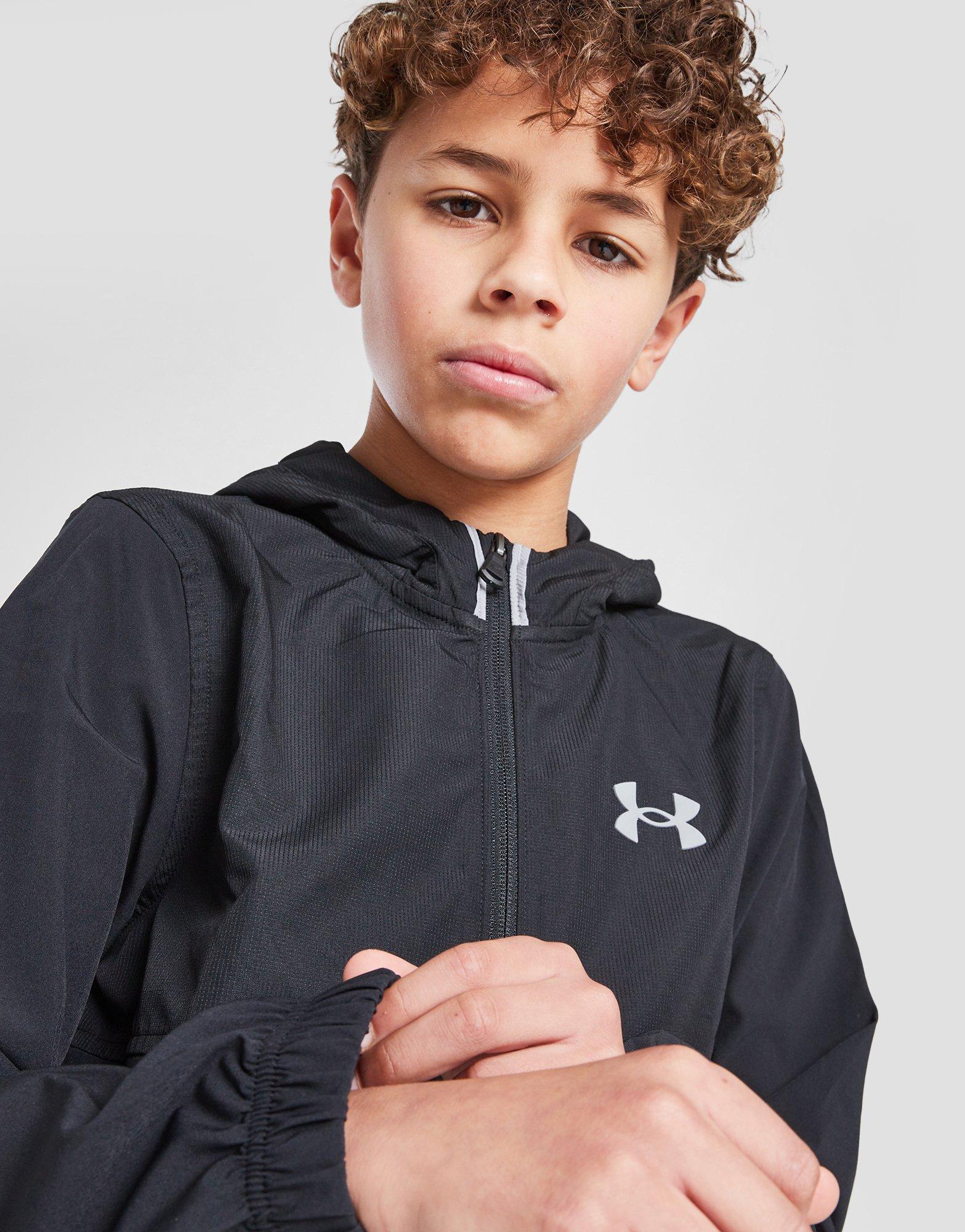 Under Armour Woven Hooded Jacke Kinder