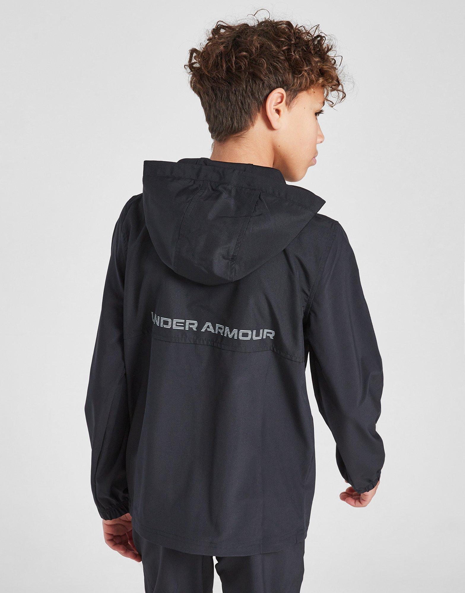 Under Armour Woven Hooded Jacke Kinder