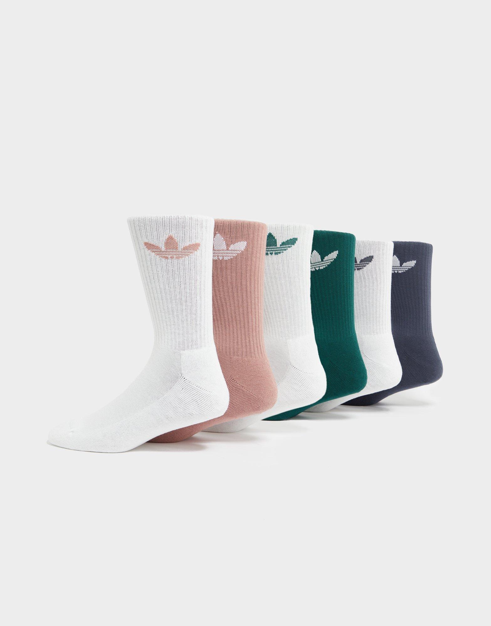 adidas Originals 6-Pack Trefoil Cushion Crew Socks