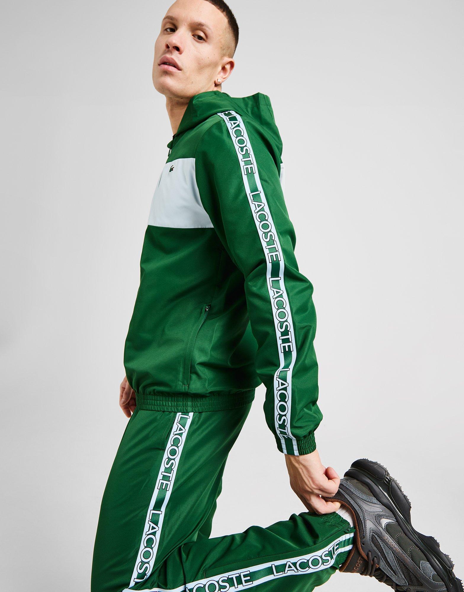 Lacoste Colour Block Taffeta Full Zip Hoodie