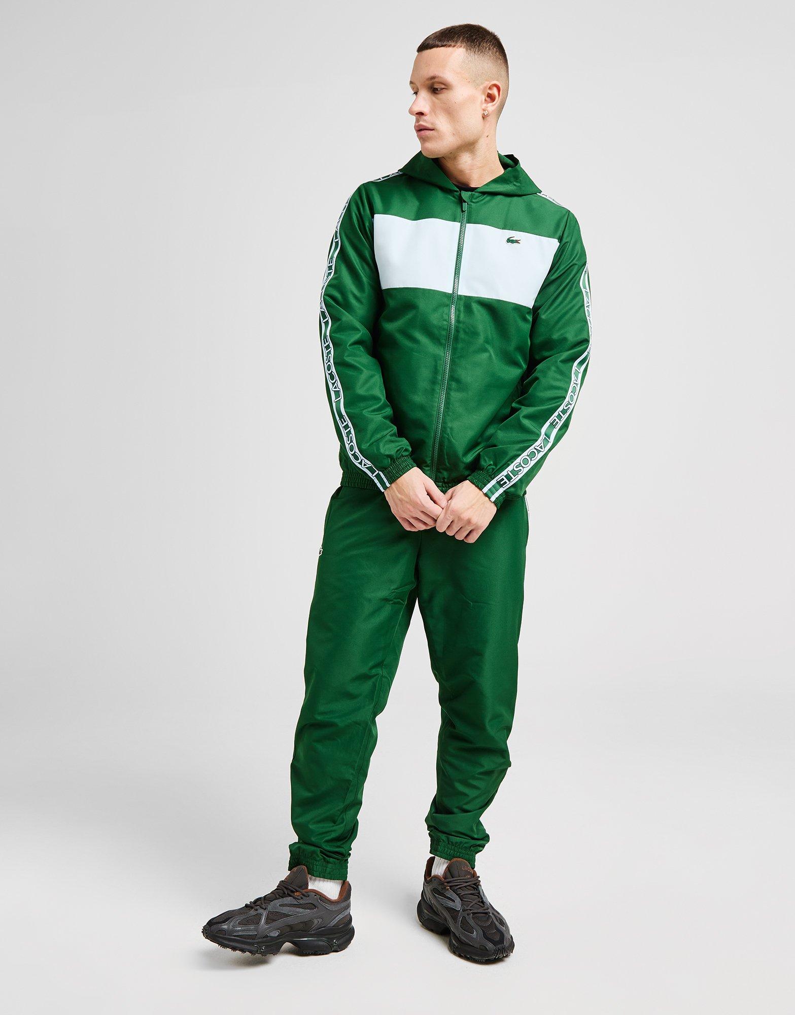 Lacoste Colour Block Taffeta Full Zip Hoodie