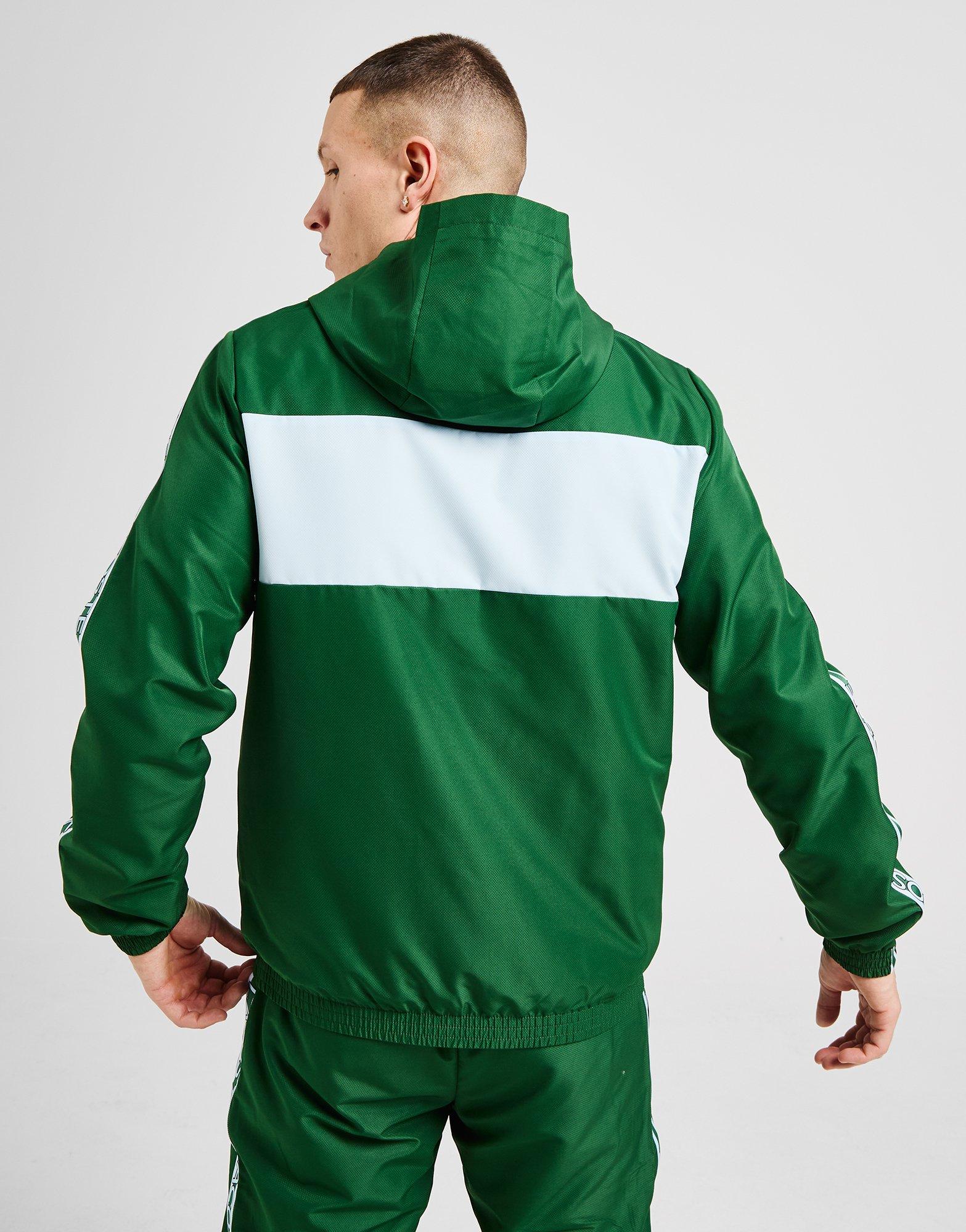 Lacoste Colour Block Taffeta Full Zip Hoodie