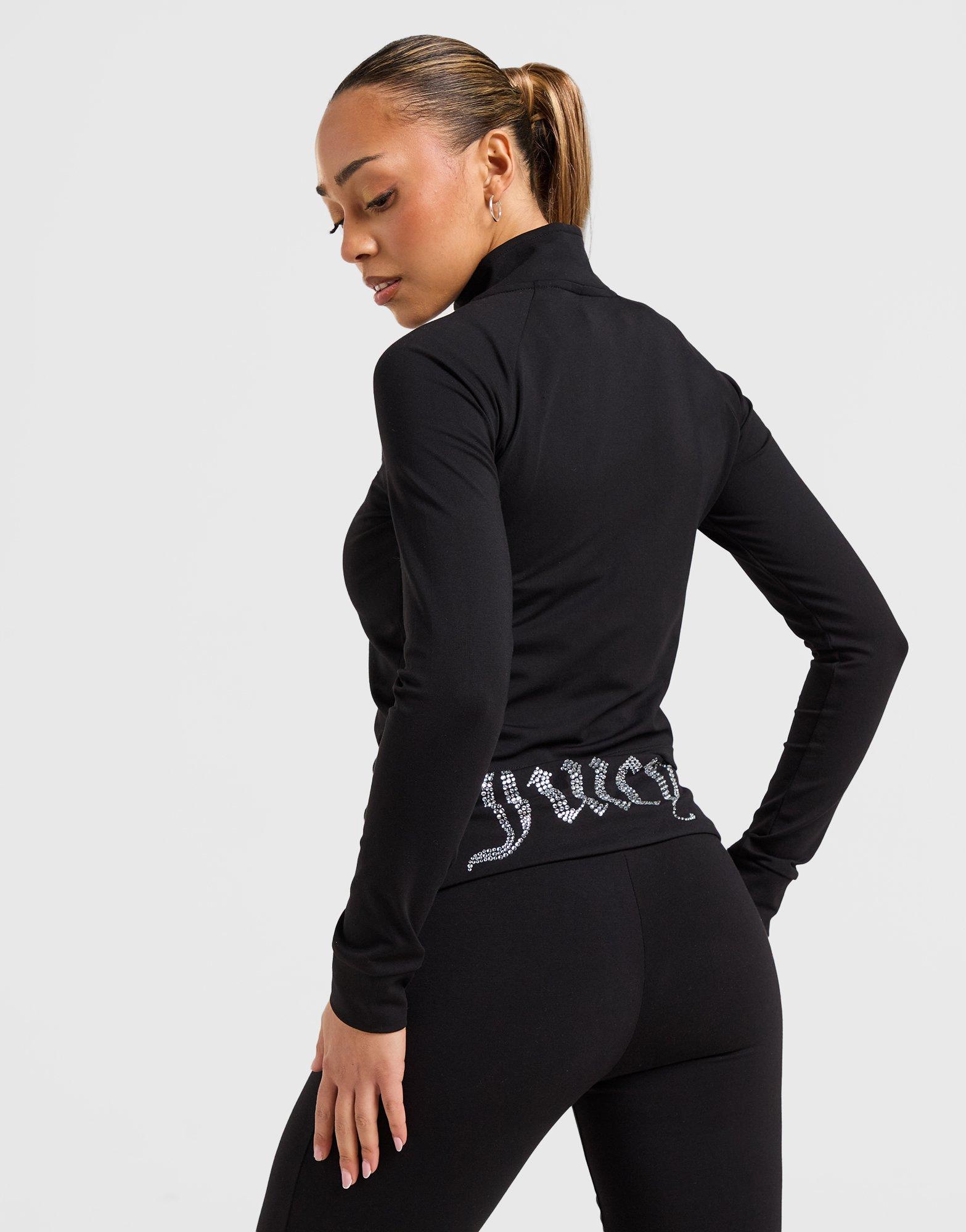 JUICY COUTURE Diamante Fit Full Zip Top
