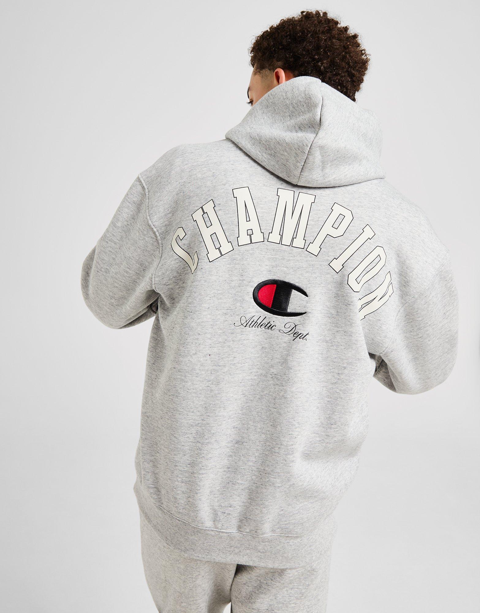 Champion Back Logo Zip Through Hoodie
