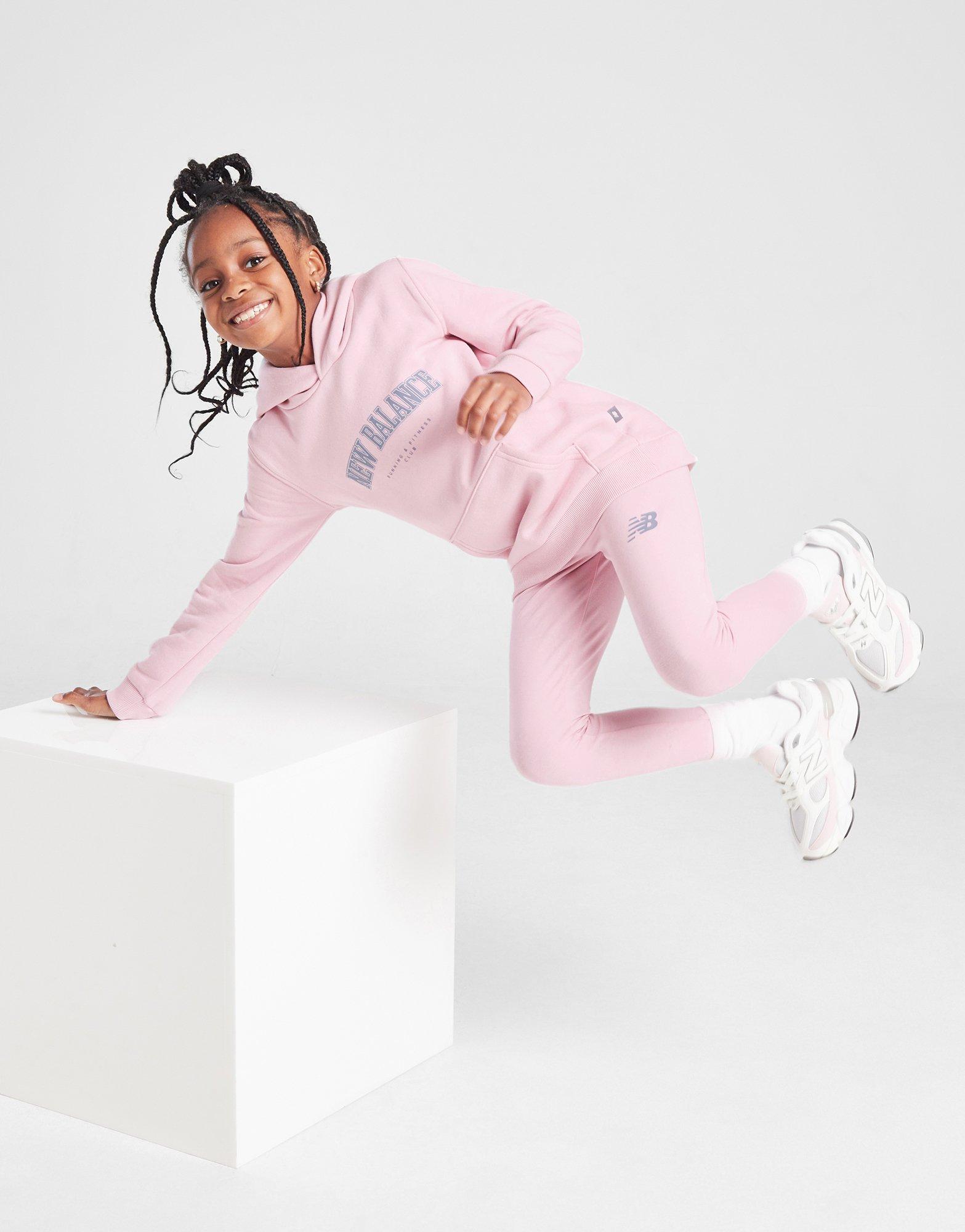 New Balance Girls\' Arch Logo Hoodie/Leggings Set Children
