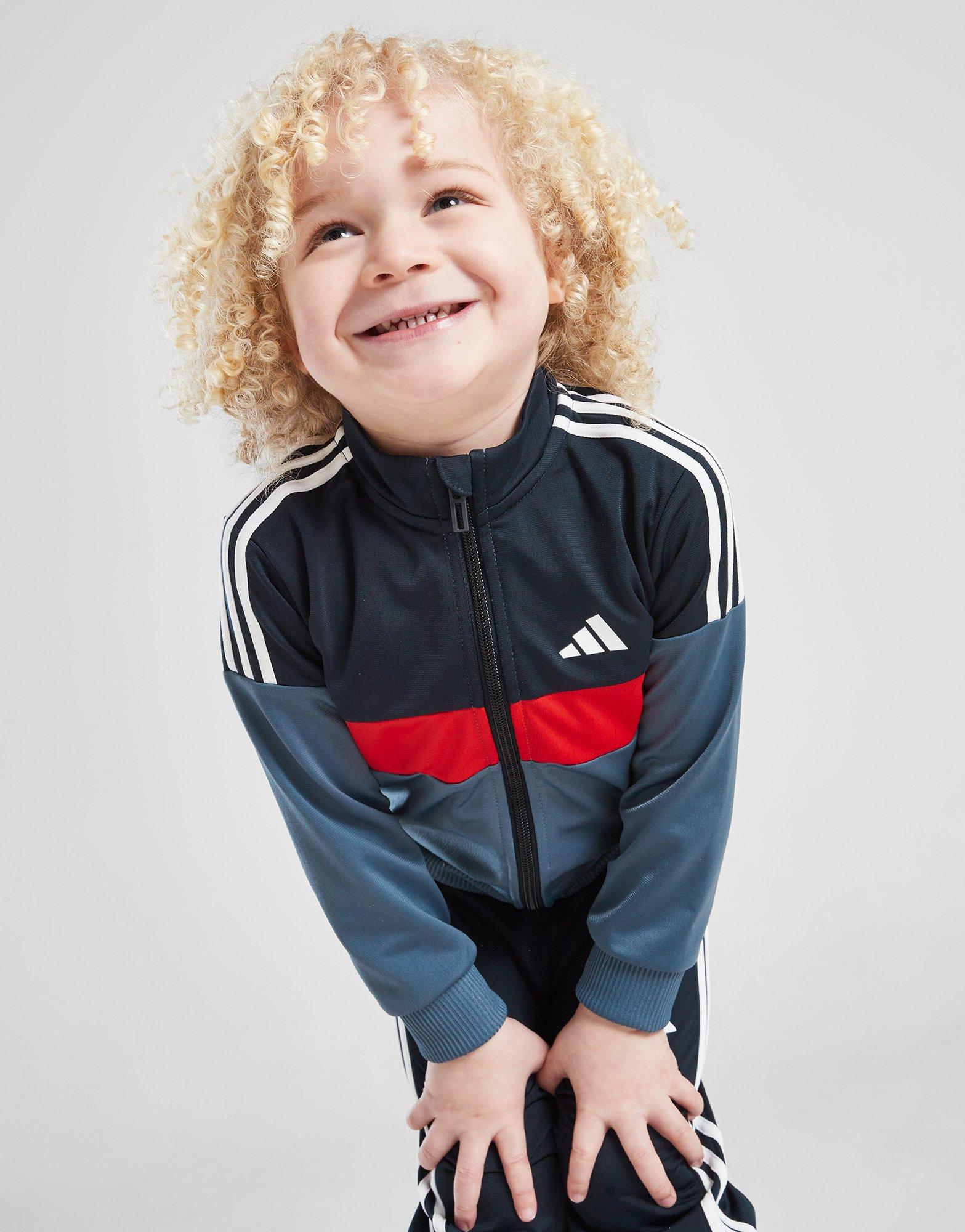 adidas Tiberio Full Zip Colour Block Tracksuit Infant