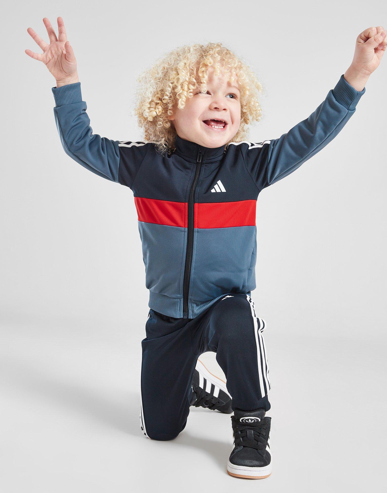 adidas Tiberio Full Zip Colour Block Tracksuit Infant