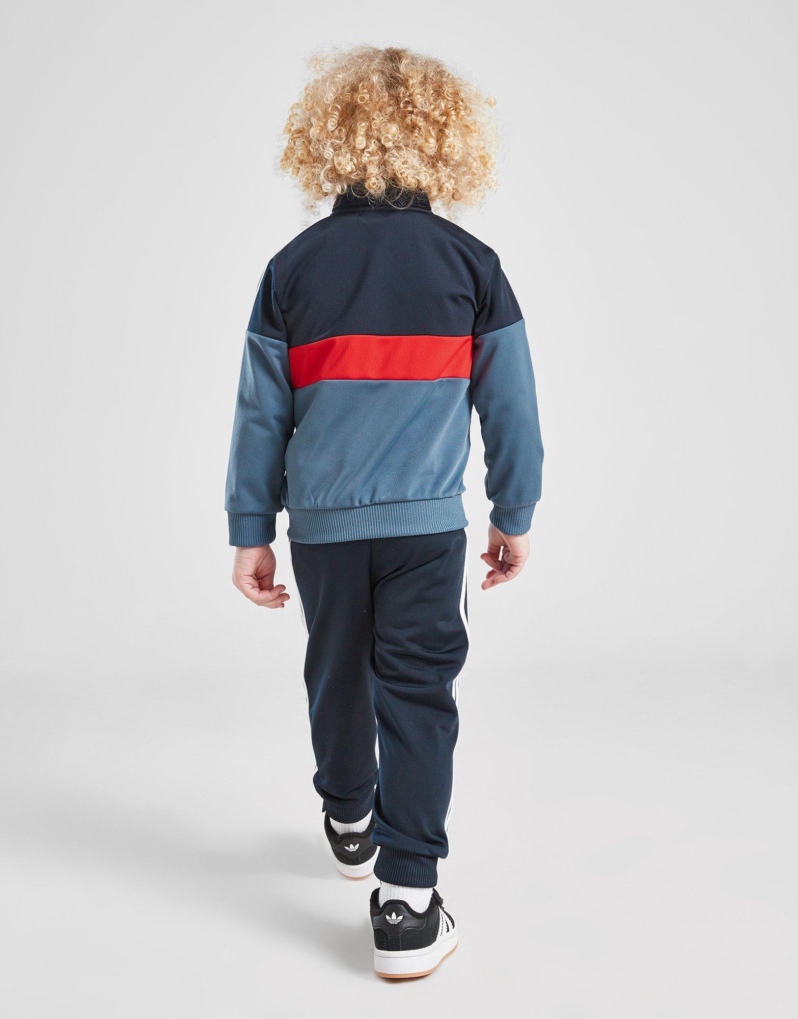 adidas Tiberio Full Zip Colour Block Tracksuit Infant