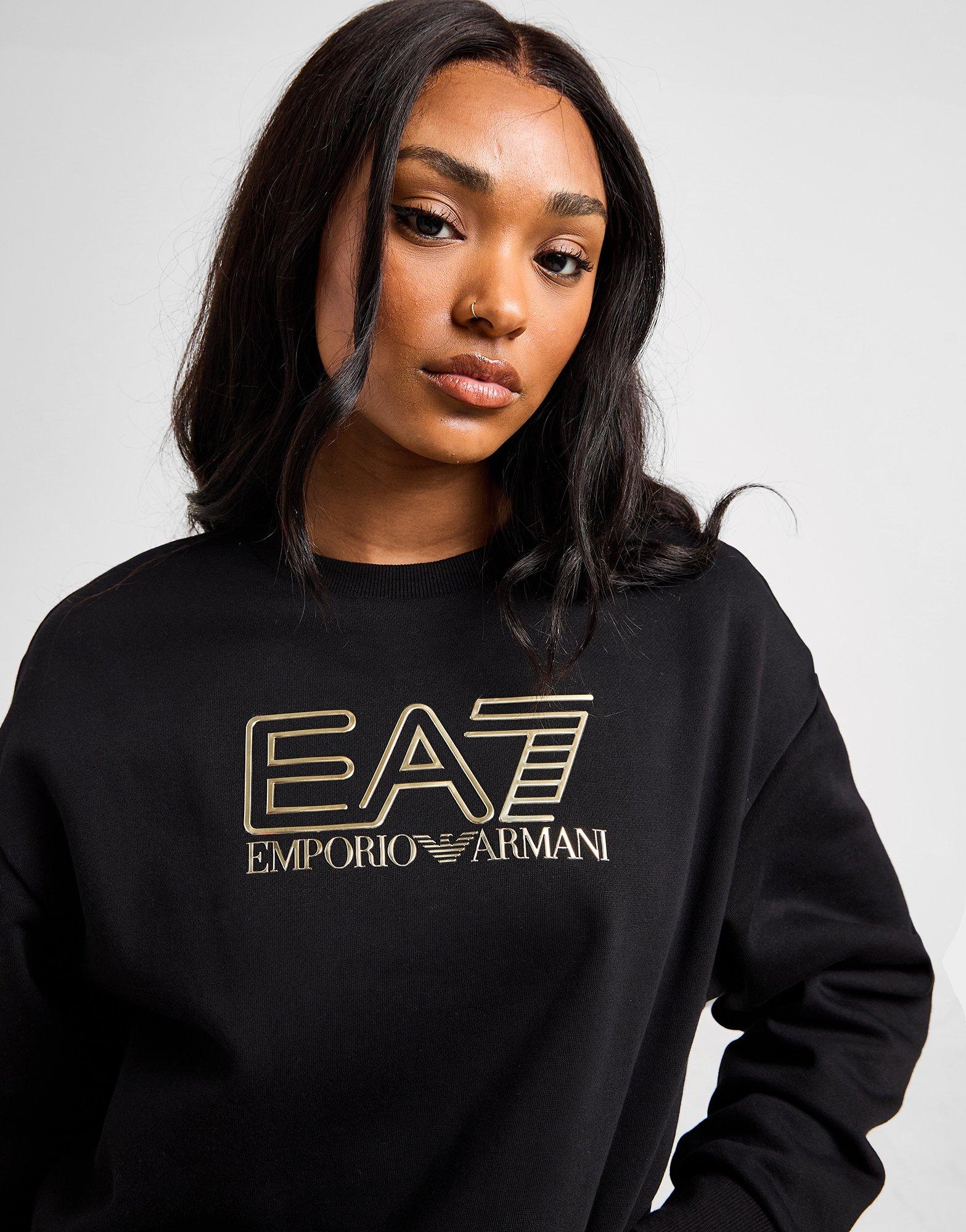 EA7 Emporio Armani Shine Logo Crew Sweatshirt