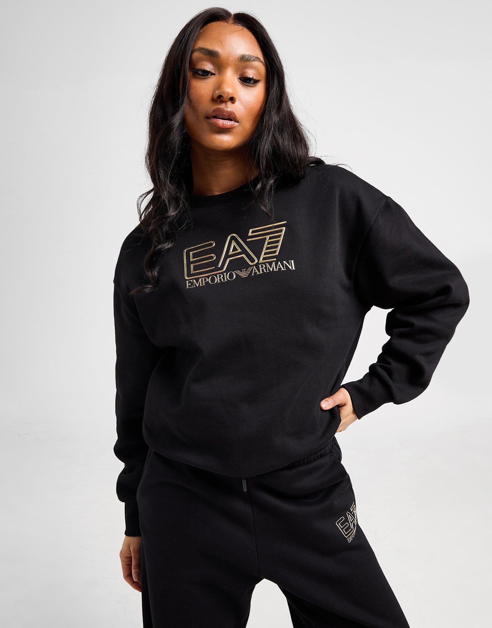 EA7 Emporio Armani Shine Logo Crew Sweatshirt