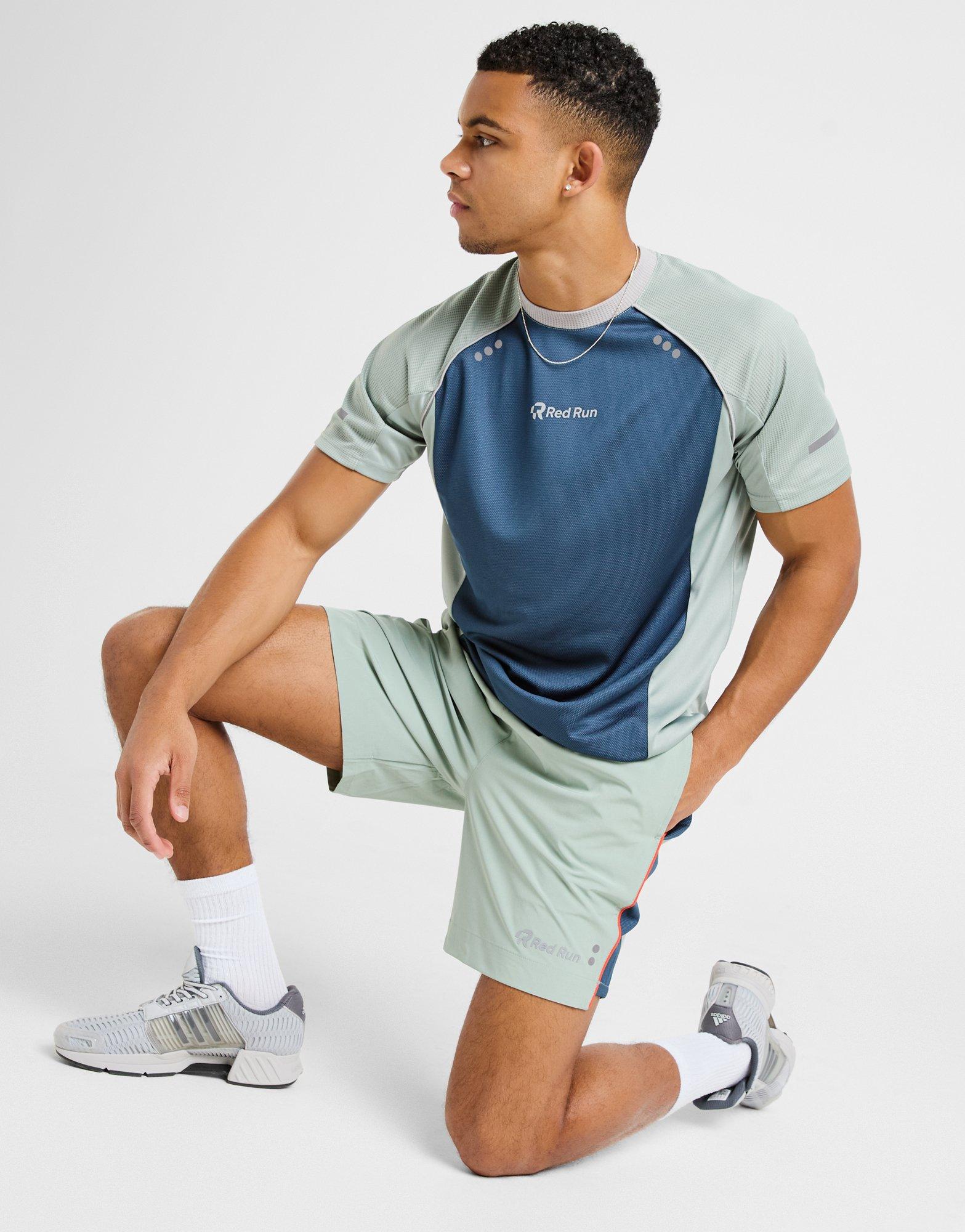 Red Run Activewear Sport Shorts