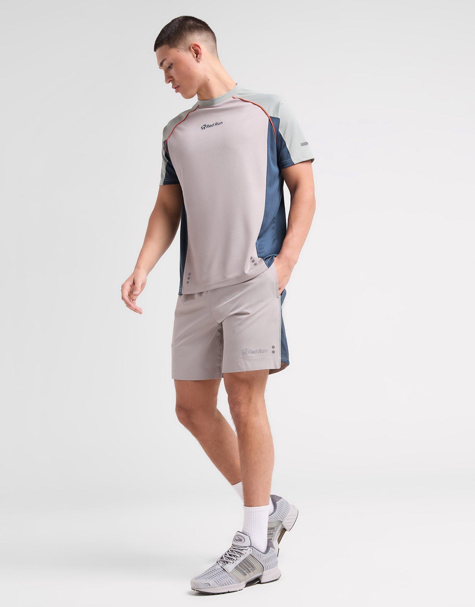 Red Run Activewear Sport Shorts