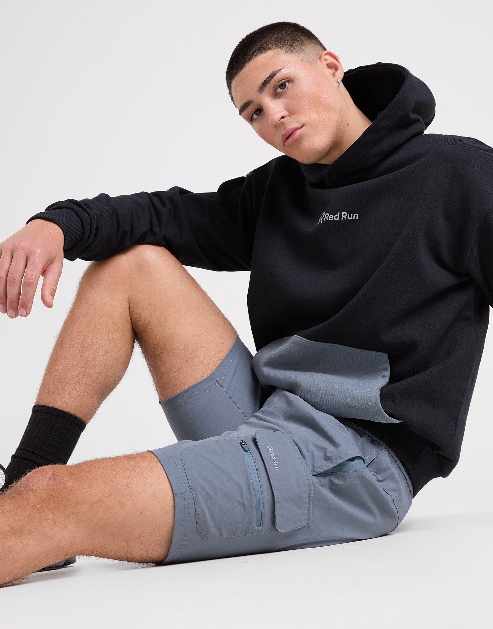 Red Run Activewear Cargo Shorts