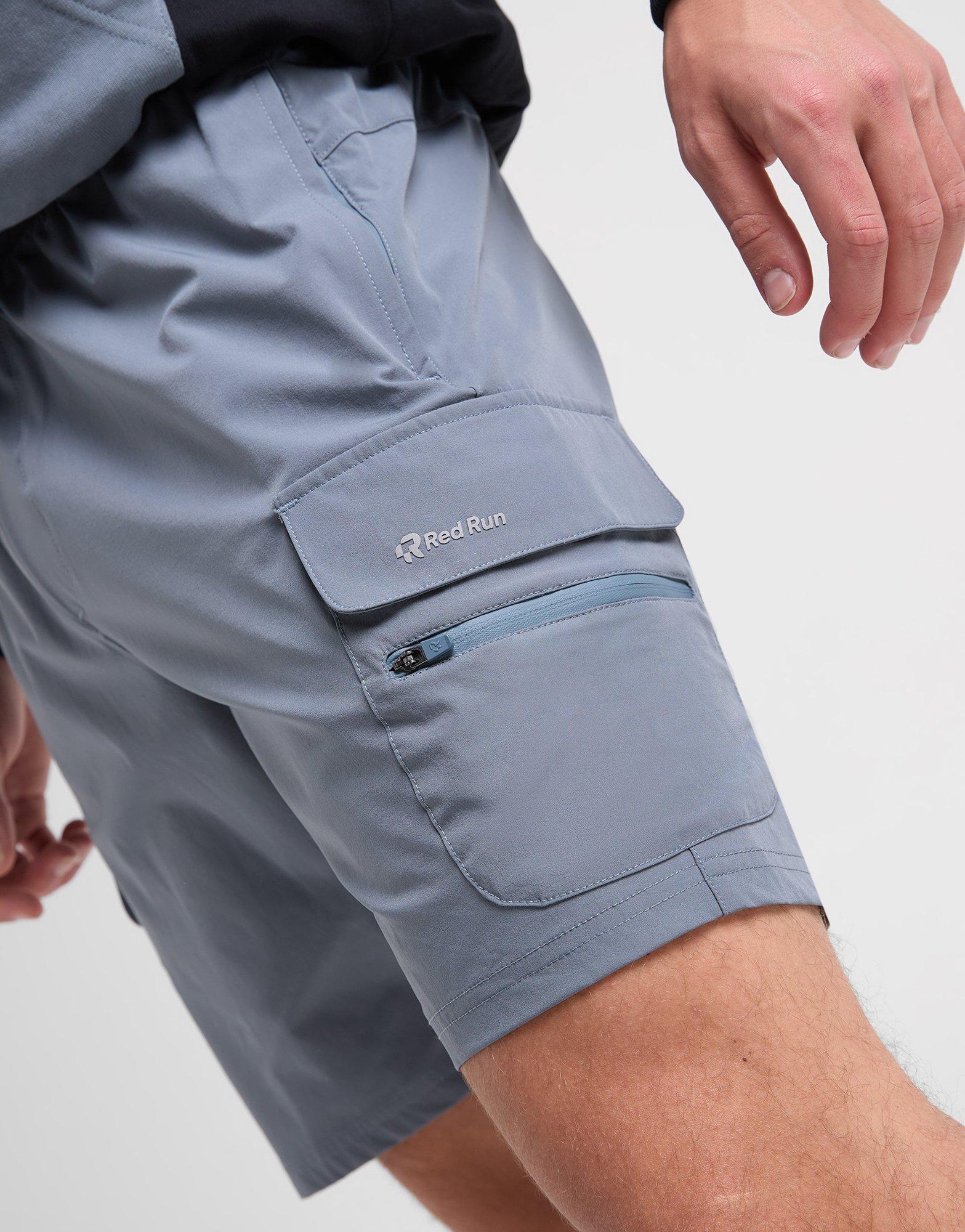 Red Run Activewear Cargo Shorts