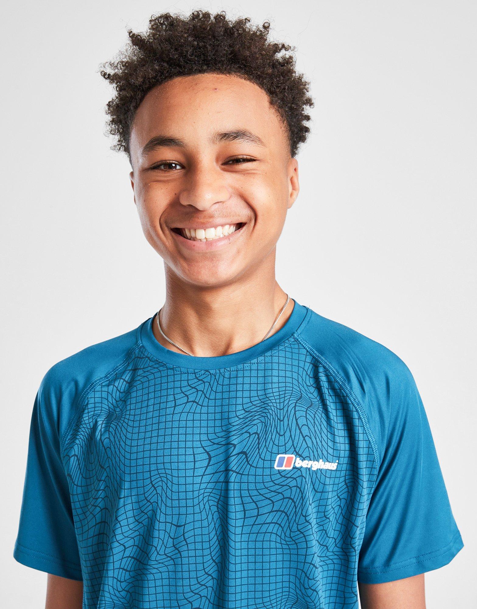 Berghaus All Over Print Grid T-Shirt Kinder