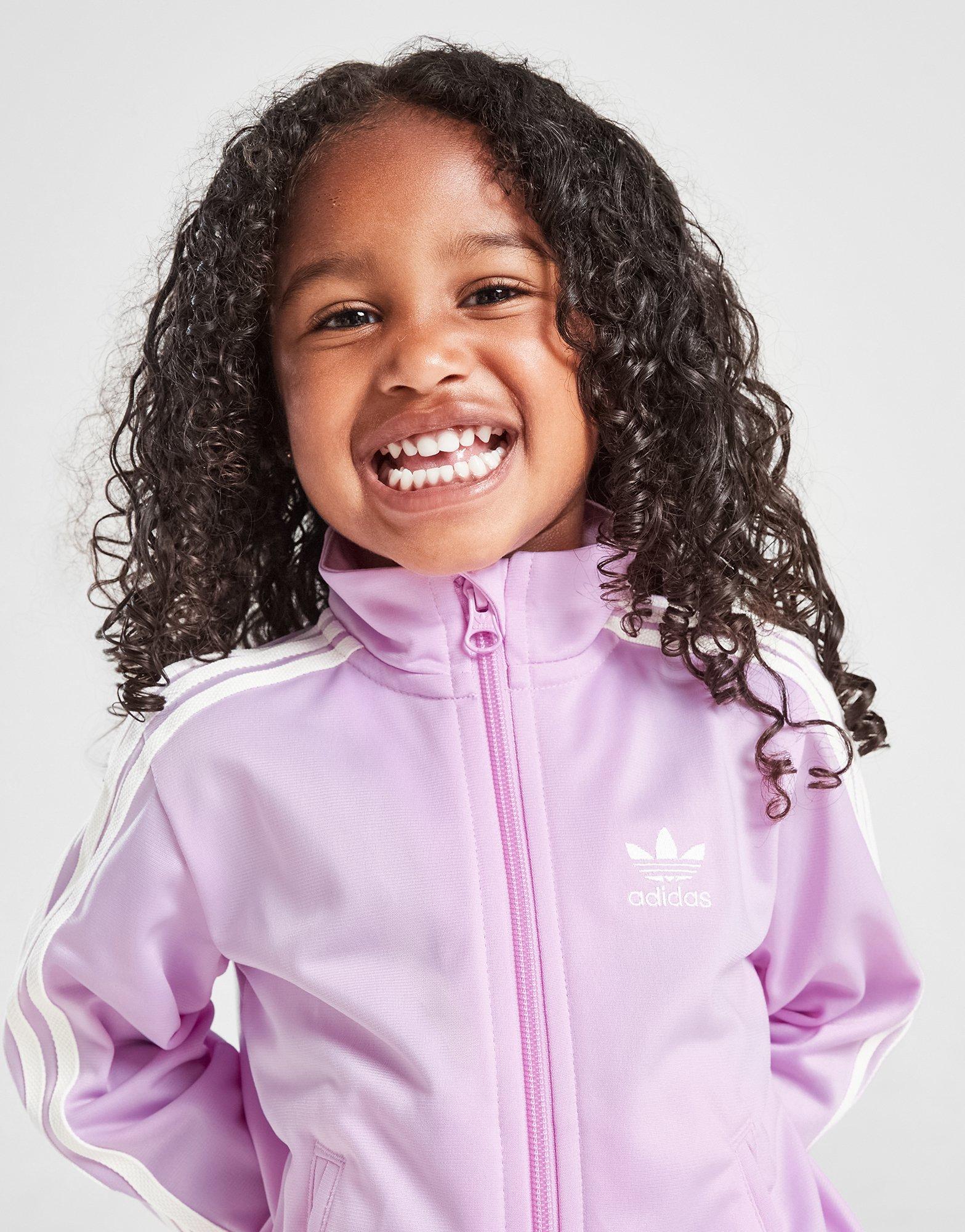 adidas Originals Girls\' Firebird Full Zip Tracksuit Infant