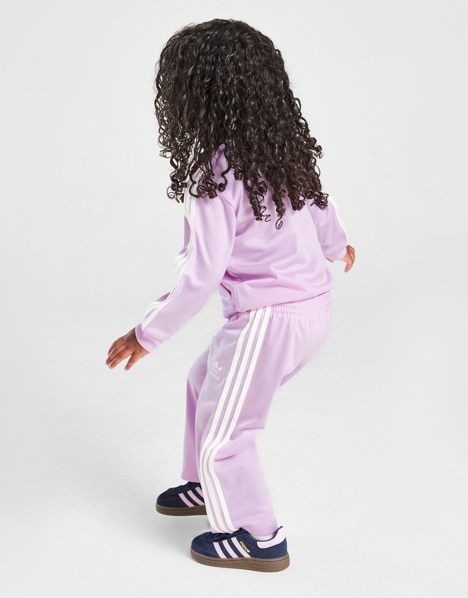 adidas Originals Girls\' Firebird Full Zip Tracksuit Infant