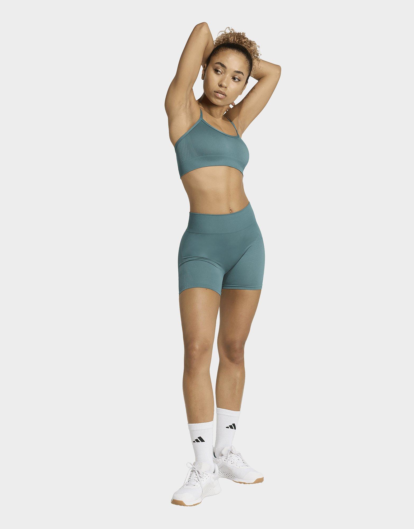 adidas Workout Essentials Leggings aus Strickmaterial, 4 Zoll.