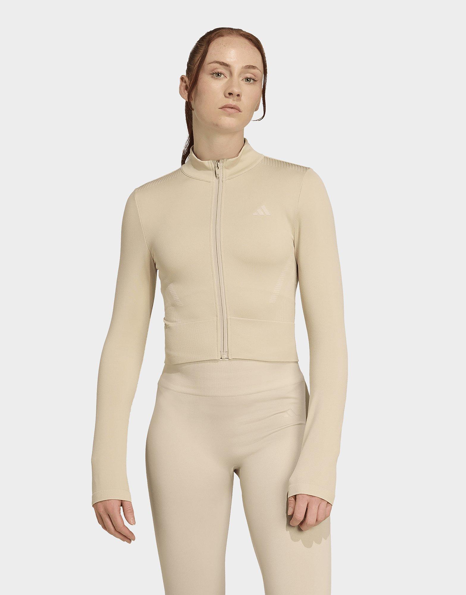 adidas Workout Essentials Strickjacke mit durchgehendem Reißverschluss