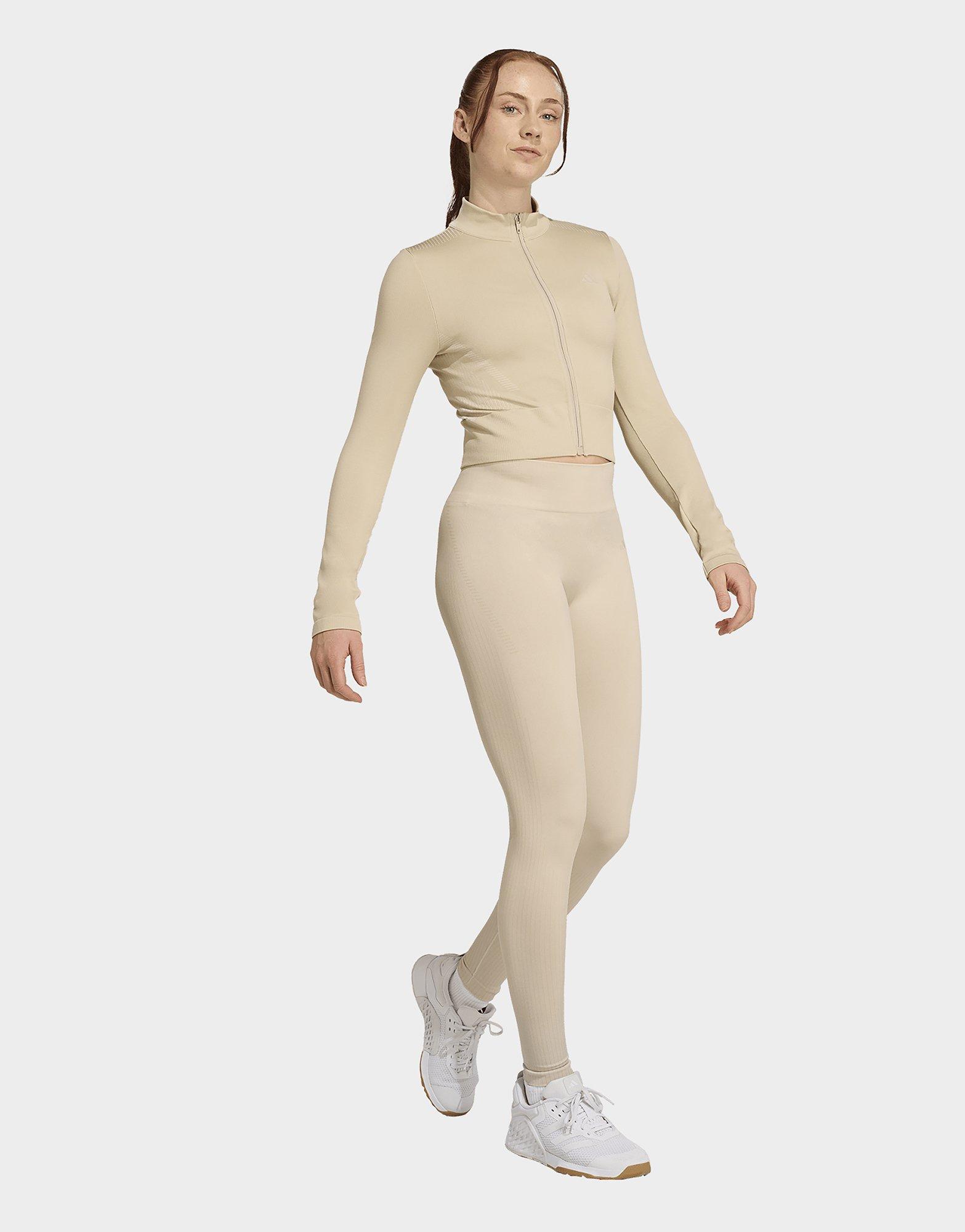 adidas Workout Essentials Strickjacke mit durchgehendem Reißverschluss