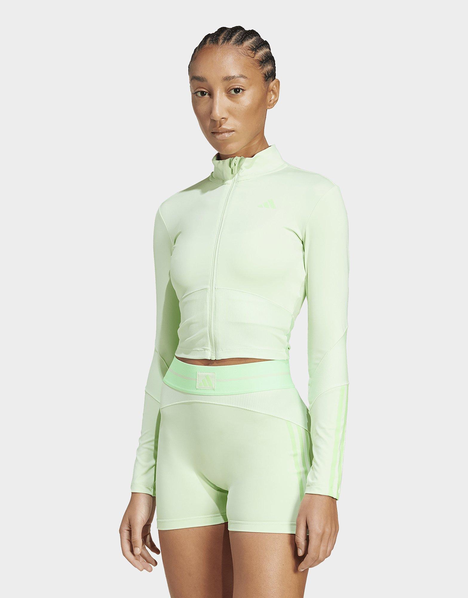 adidas Hyperglam Rib Zip Thru Cover Up