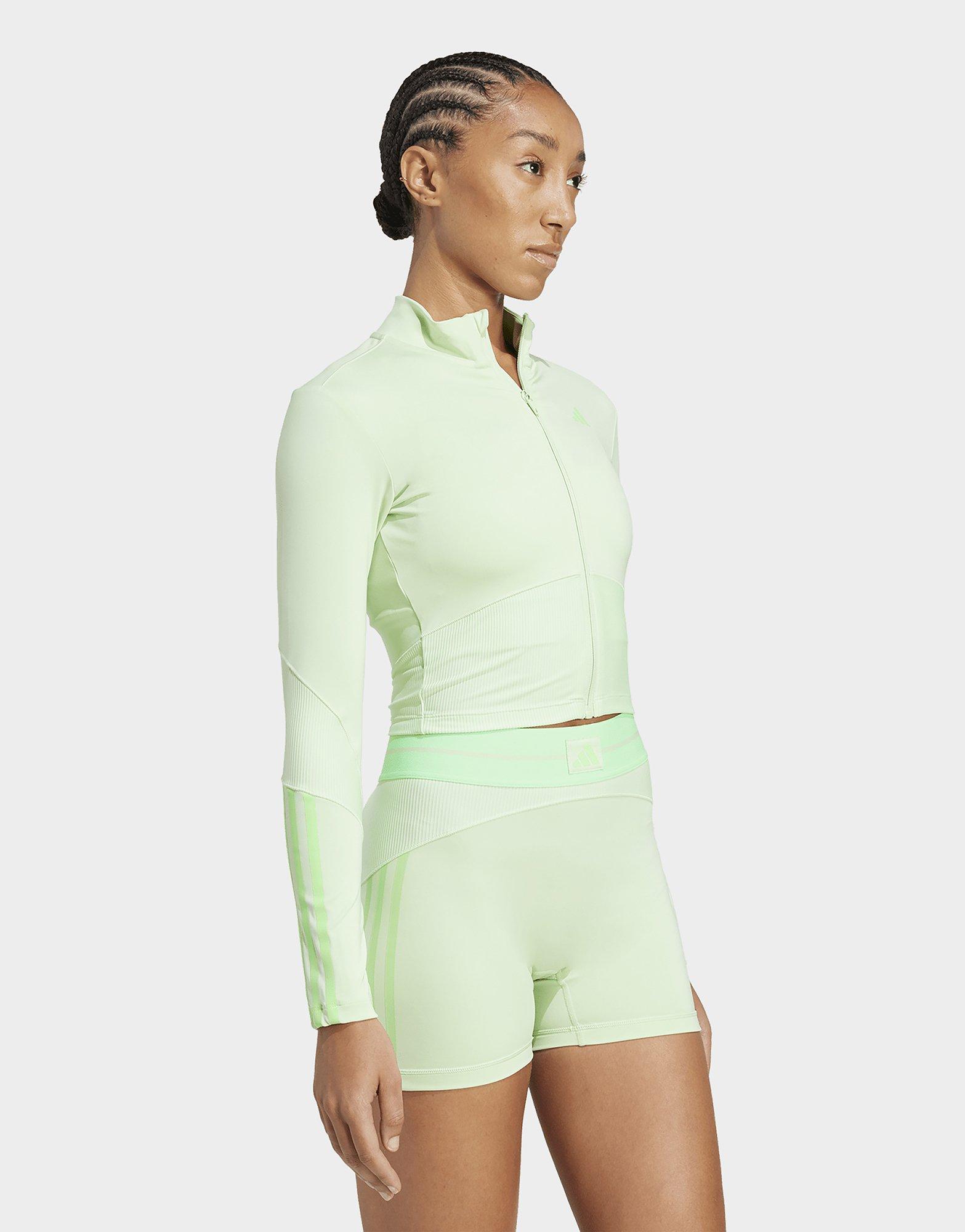 adidas Hyperglam Rib Zip Thru Cover Up